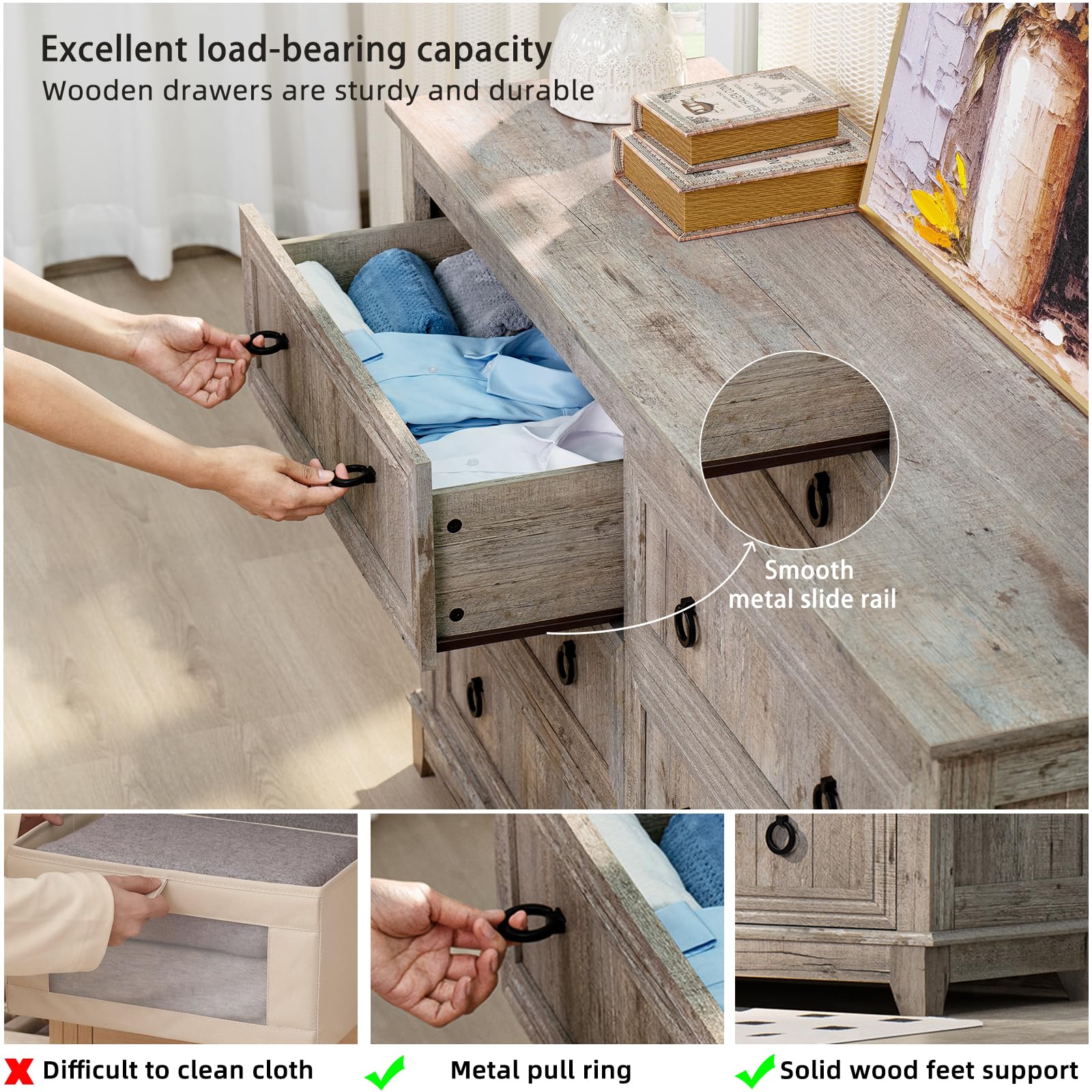 Farmhouse Style Bedroom Furniture Set - 54