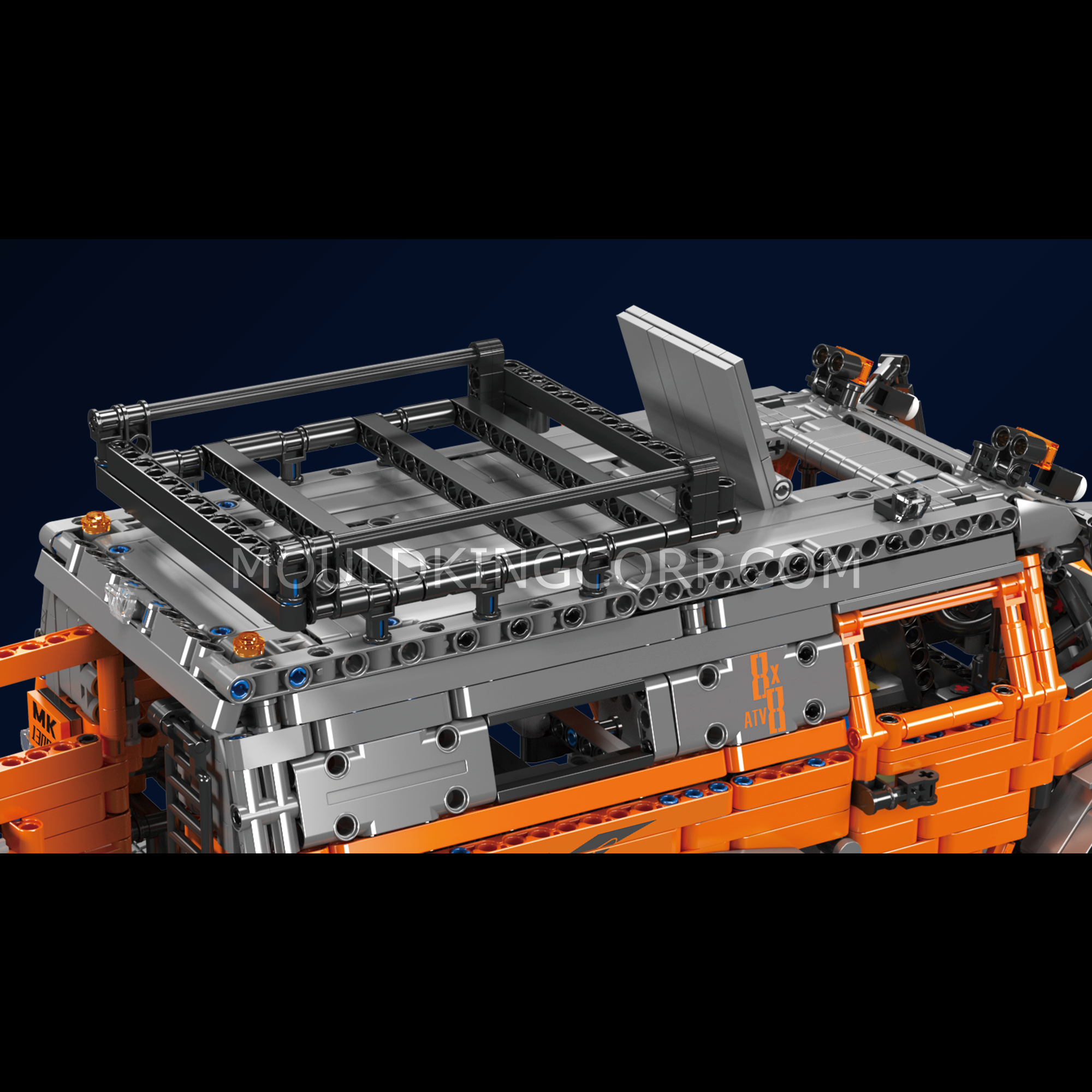 Mould King 13088S Avtoros Shama 8WD Remote Control Truck Building Kit - 3062 Piece DIY Construction Set for Adults & Teens | Off-Road Adventure, STEM Learning, Gift for RC Enthusiasts