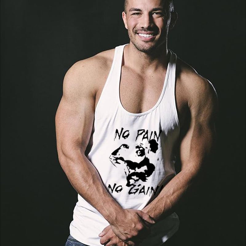 Men's 3 Pack Y-Back Tank Tops - Breathable Workout Gym Shirts for Bodybuilding & Fitness - Sleeveless Muscle Tees for Running, Weightlifting & Summer Wear