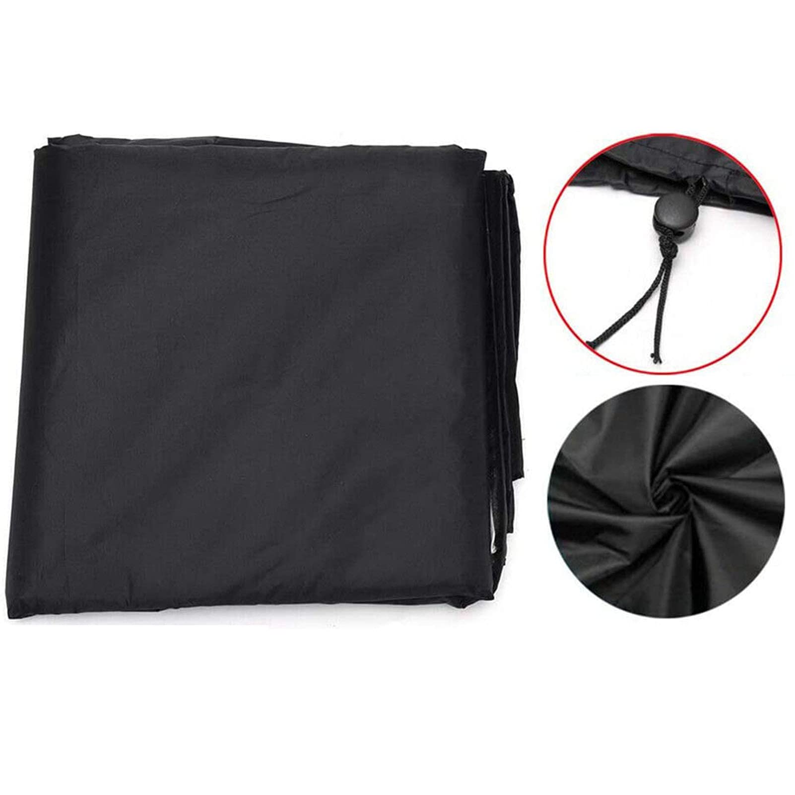 Heavy Duty 90x38 Inch Round Waterproof Garden Table Cover - 420D Oxford Fabric, UV Resistant Patio Furniture Protection for Outdoor Use - Perfect for Picnics, BBQs, and Backyard Gatherings