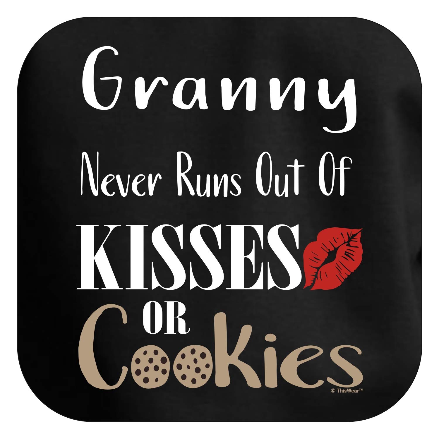 Granny Never Runs Out Kisses Cookies Premium Hoodie Sweatshirt - Cozy Pullover for Women & Men - Perfect for Family Gatherings, Christmas Gifts & Casual Outings