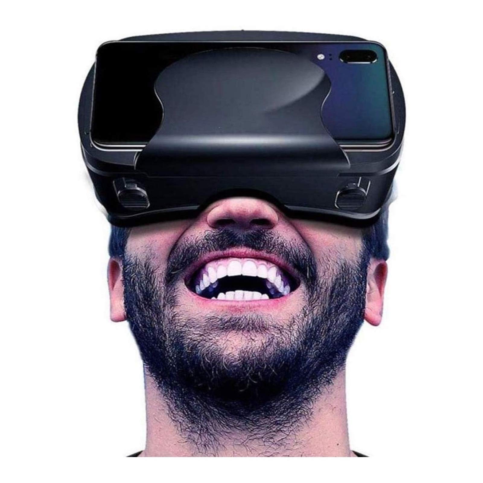 HHWKSJ VR Headset - 3D Virtual Reality Glasses for Immersive Gaming & Movie Watching | Eye Protection System for Smartphones | Perfect for Home Entertainment & Mobile VR Experiences