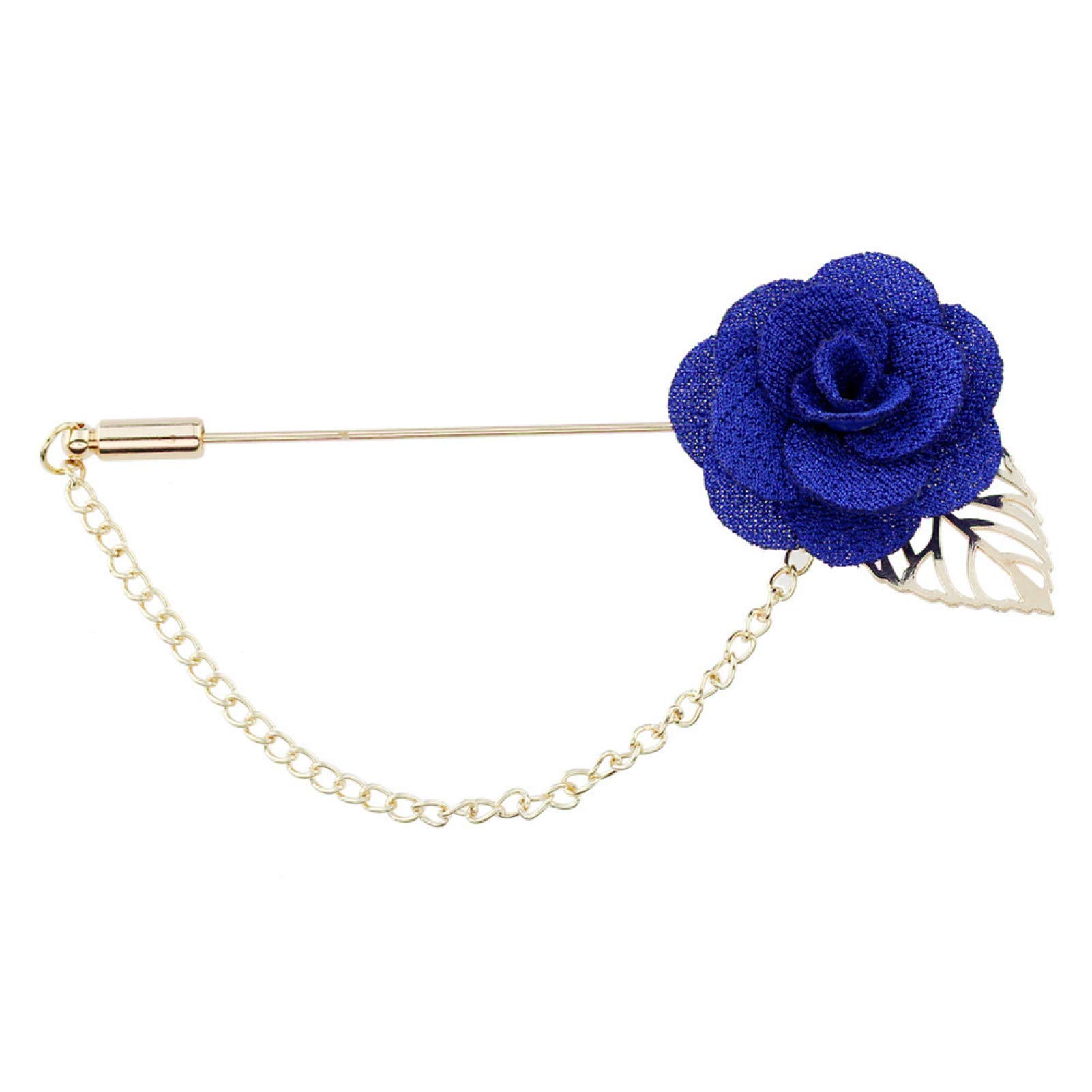 IKAXIYO Elegant Leaf Flower Brooch Pin for Women & Men - Vintage Suit Badge Decor, Perfect for Weddings, Parties & Gifts - Cute & Beautiful Jewelry Accessory for Special Occasions