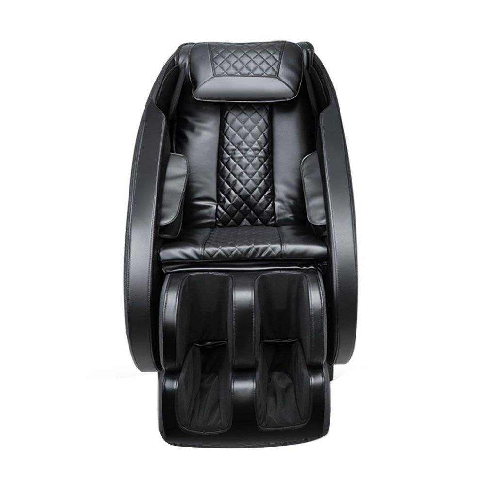 Livemor Electric Massage Chair with Recliner - Full Body Shiatsu Massager for Home & Office, Black (Ellmue Model) - Perfect for Relaxation, Pain Relief & Stress Relief