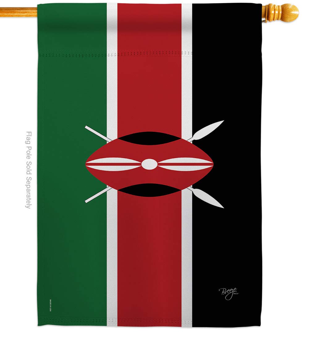 Kenya Decorative Garden Flag 28x40