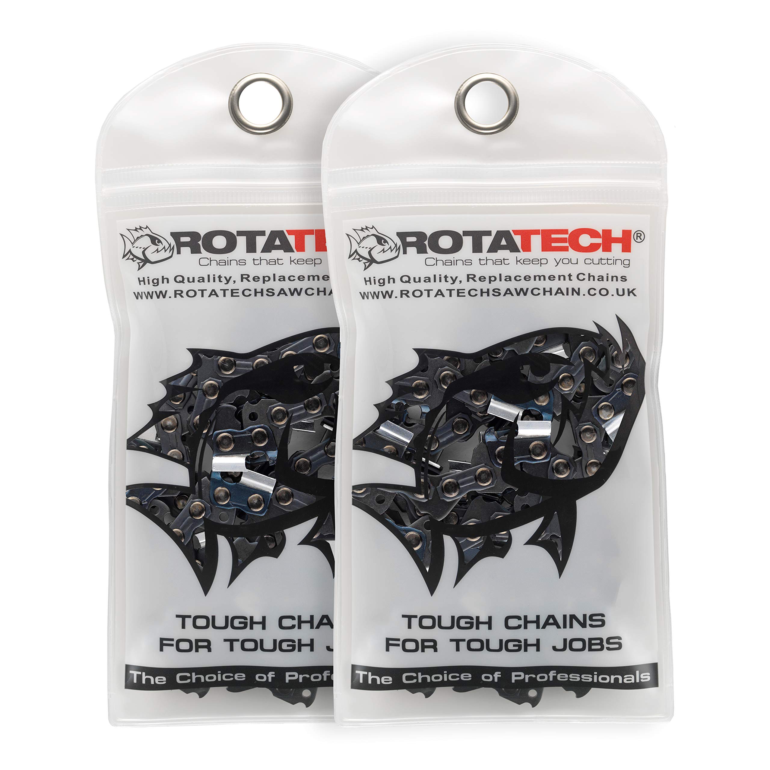 10-Inch Chainsaw Chain Pack of 2 - Compatible with Ryobi Pole Pruner Expand It - Perfect for Tree Trimming, Pruning & Landscaping