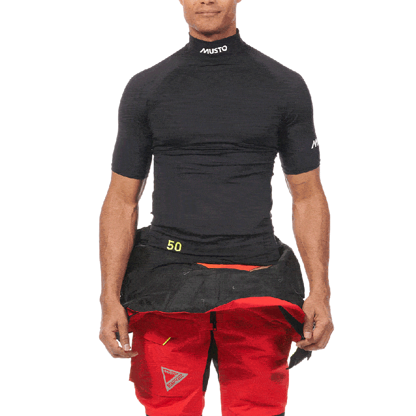Musto Men's BR2 Offshore Trousers 2.0 - Waterproof Sailing Pants for Men - Heavy Duty Yacht Trousers with Reinforced Knees - Ideal for Offshore Racing & Cruising