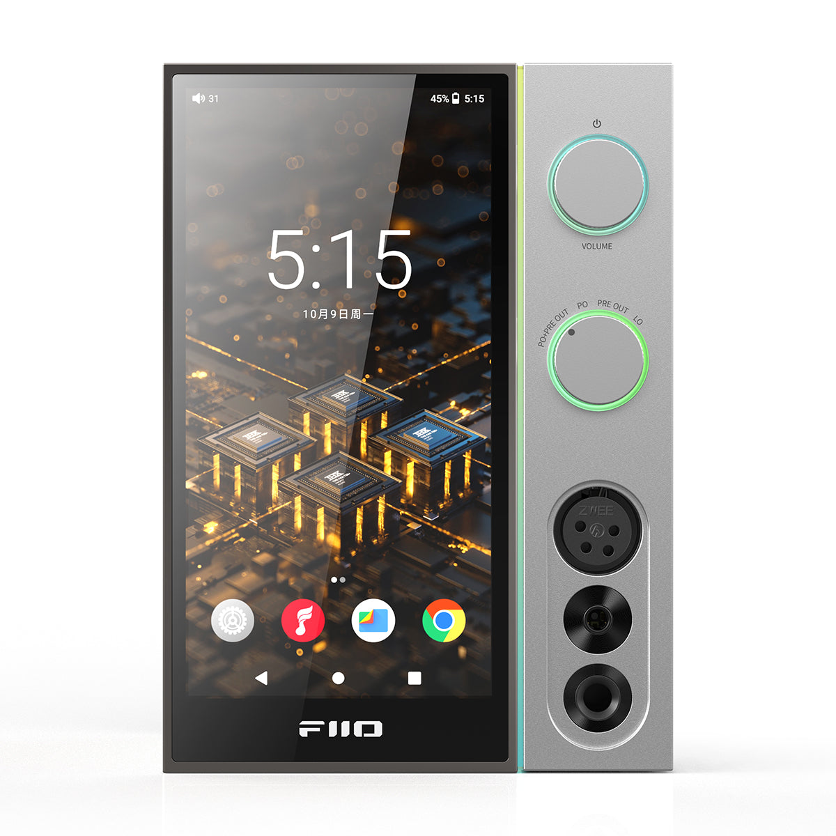 FiiO R9 Desktop All-in-One Streamer - High-Resolution Audio Player & DAC for Home & Office | Perfect for Audiophiles & Music Enthusiasts