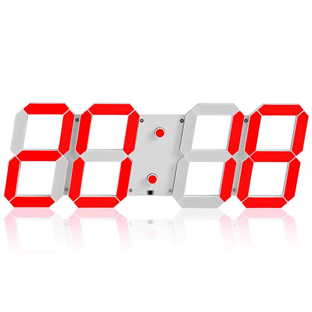 XYSQWZ Digital Wall Clock with Remote Control - LED Alarm, Stopwatch, Thermometer, Countdown & Calendar | Perfect for Home, Office, Kitchen & Bedroom