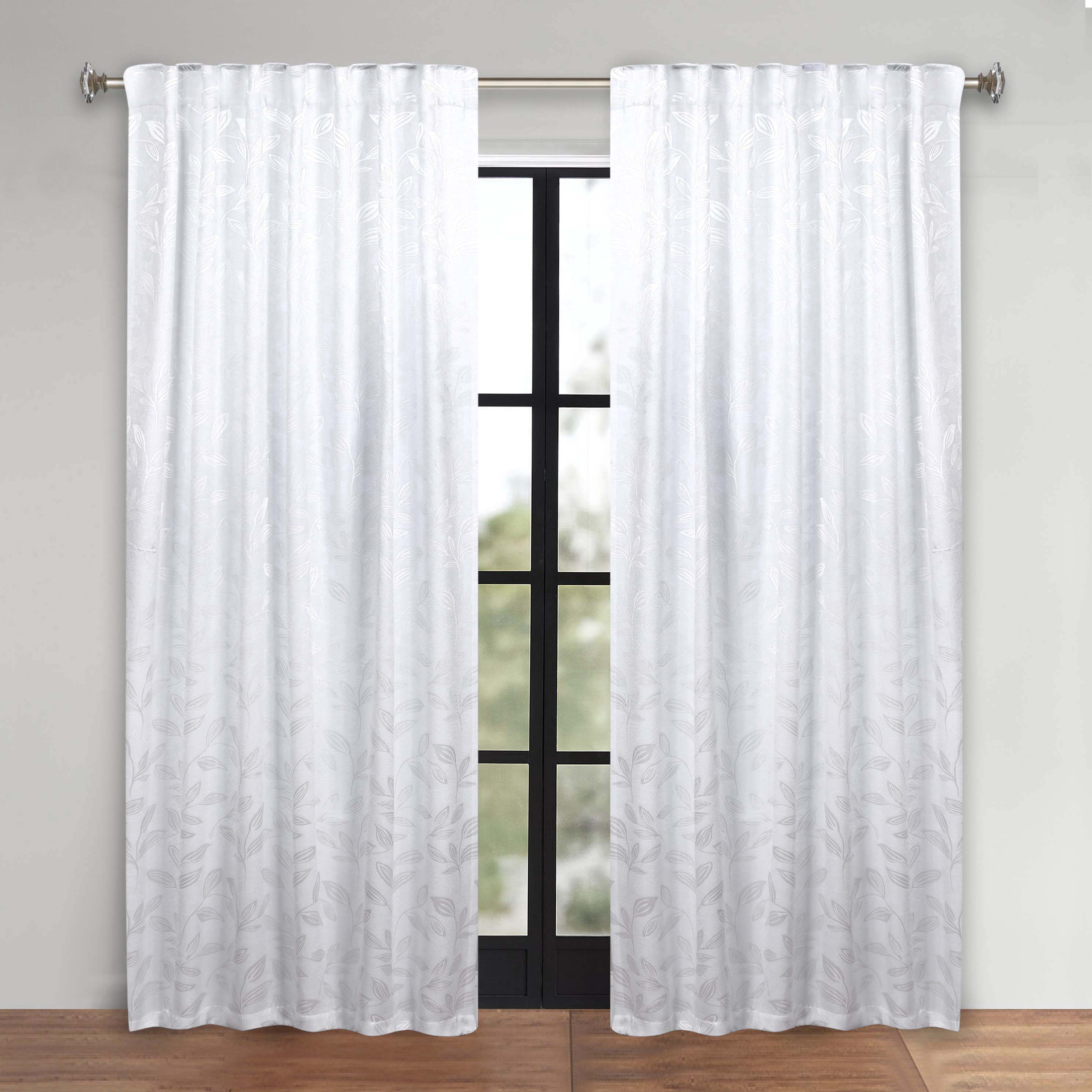 Premium Blackout Curtains for Bedroom - Super Soft Thermal Insulated Room Darkening Drapes with Back Tab Design (Set of 2 Panels) - Perfect for Nursery, Home Theater & Shift Workers