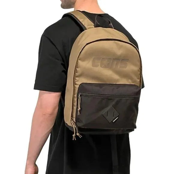 Converse Cons Go To Backpack - Stylish Brown Laptop Backpack for School, College & Travel | Durable Daypack with Padded Compartment for Men & Women