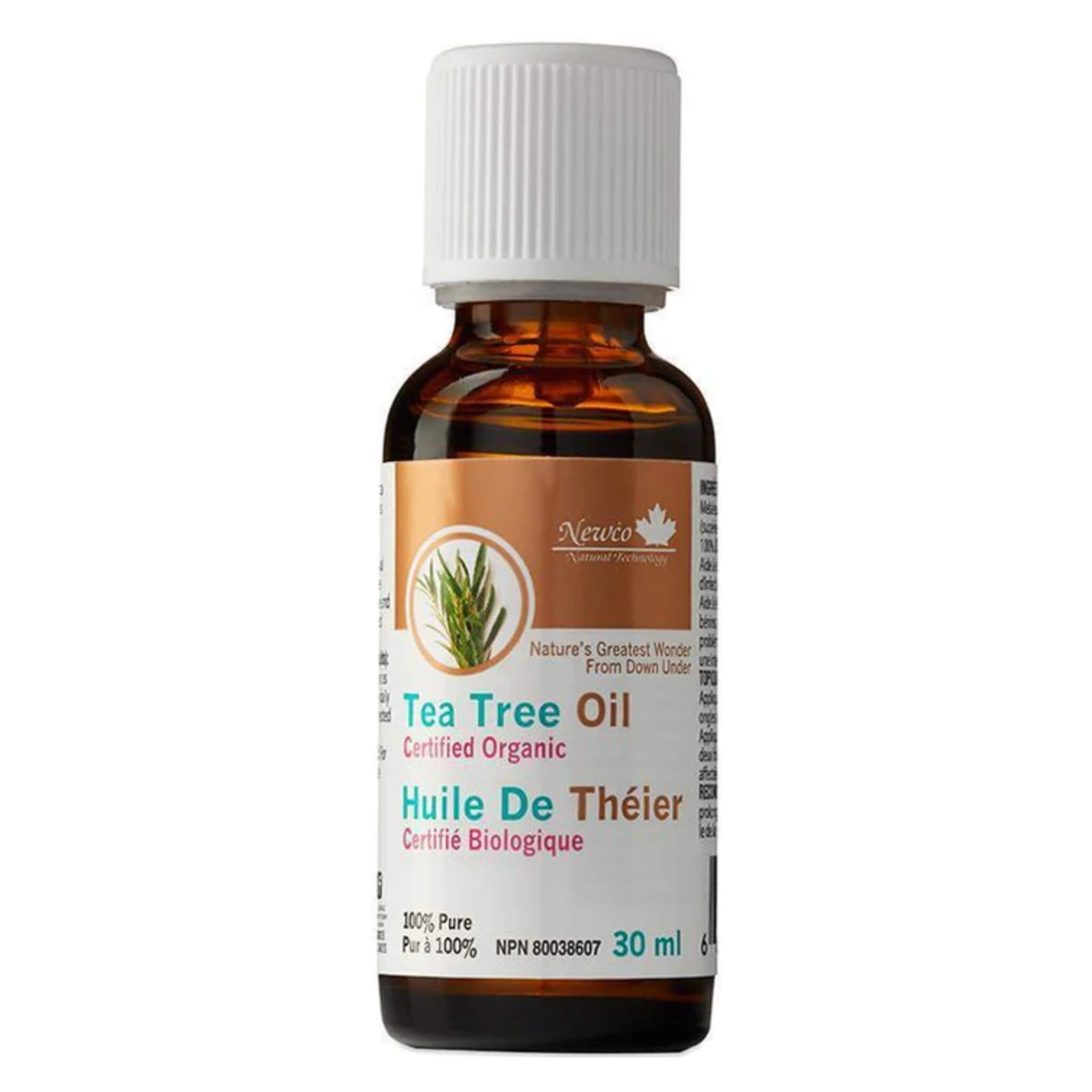 100% Pure Organic Tea Tree Oil for Skin, Hair & Nails - Natural Acne Treatment, Scalp Care & Cuticle Moisturizer - Perfect for DIY Beauty, Aromatherapy & First Aid