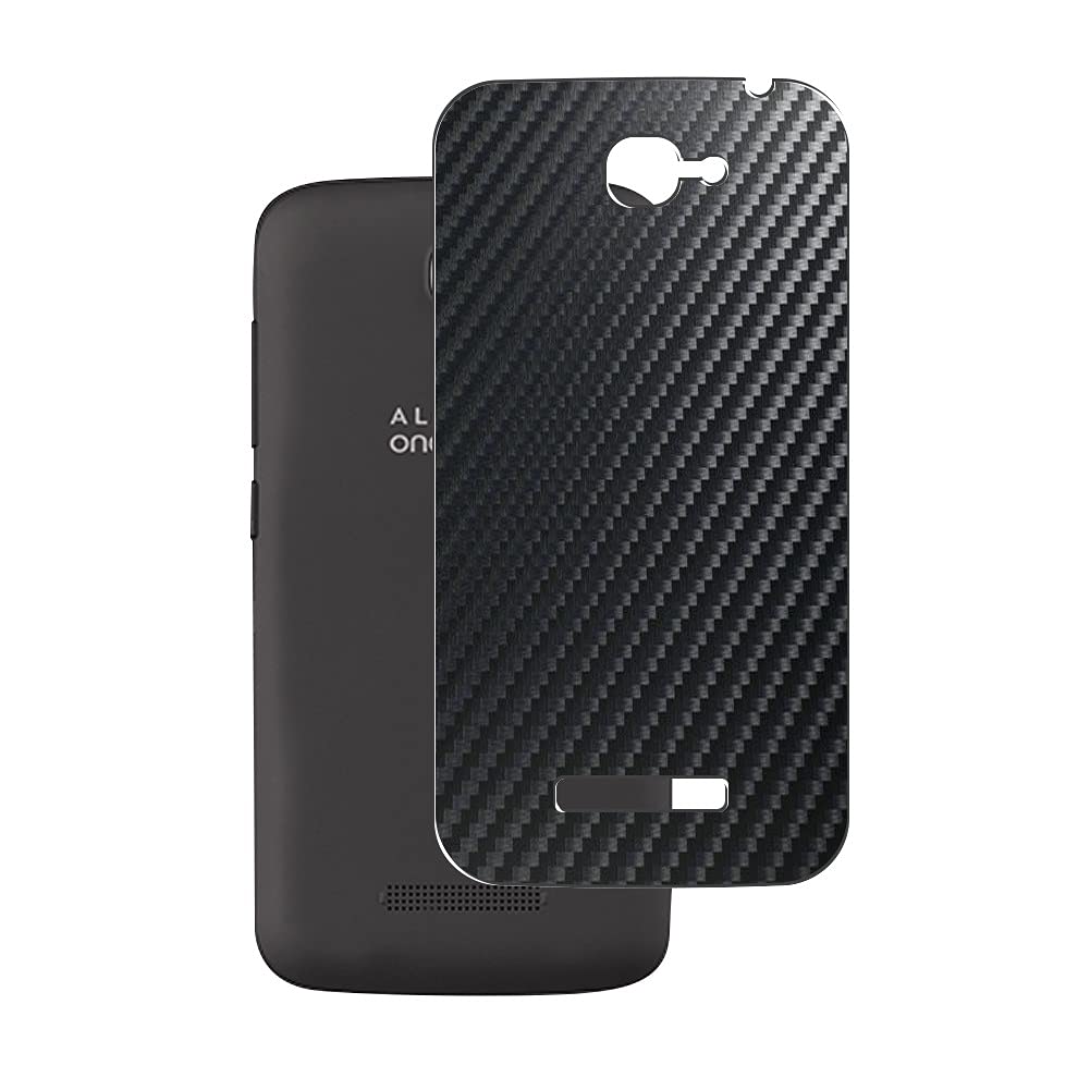 2 Pack Alcatel Pop Nova A520L Back Screen Protector Film - Carbon Black TPU Guard Cover (Not Tempered Glass) | Scratch Protection for Phone Back Panel | Perfect for Everyday Use, Travel & Outdoor Activities