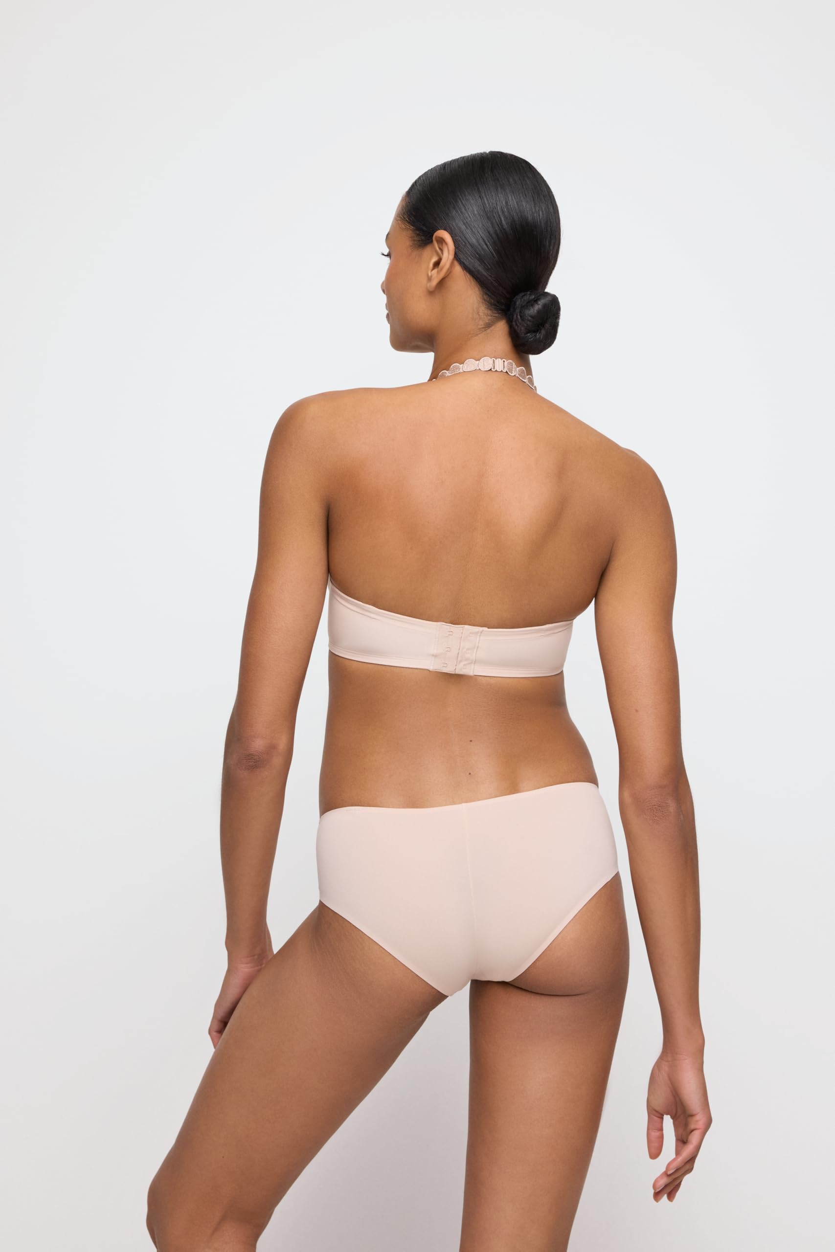 Marie Jo Tom Convertible T-Shirt Bra 36A - Nude/Cafe Latte - Comfortable Strapless & Multi-Way Wear for Everyday, Workout & Special Occasions