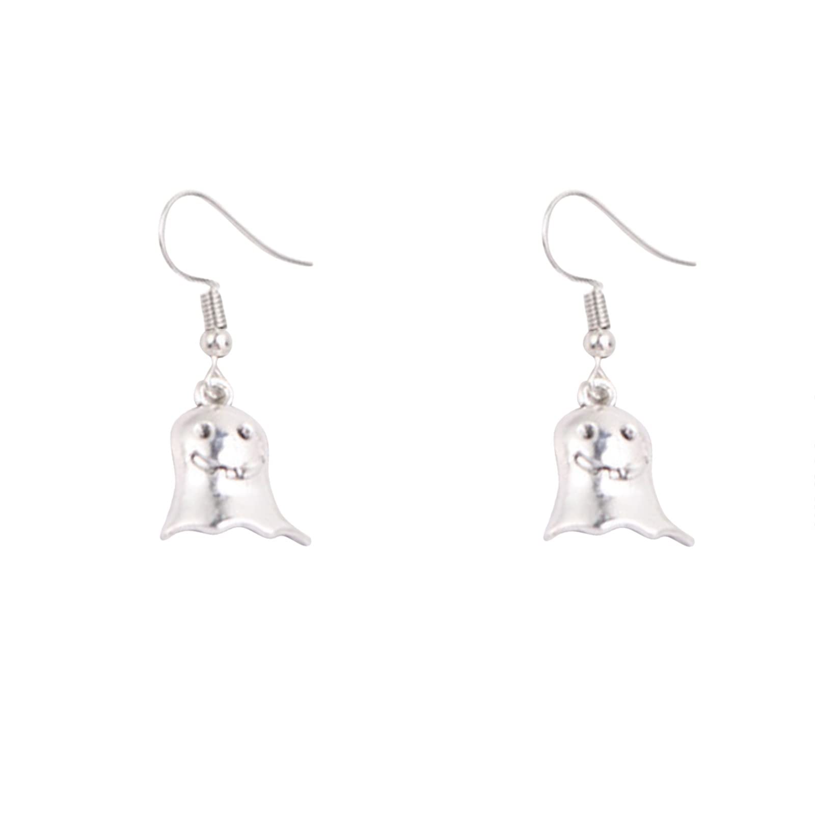 Halloween Earrings for Women & Men - Pumpkin Stud & Bat Drop Dangle Earrings Set | Spooky Jewelry for Costume Parties, Trick or Treat, Cosplay & Festive Holiday Outfits