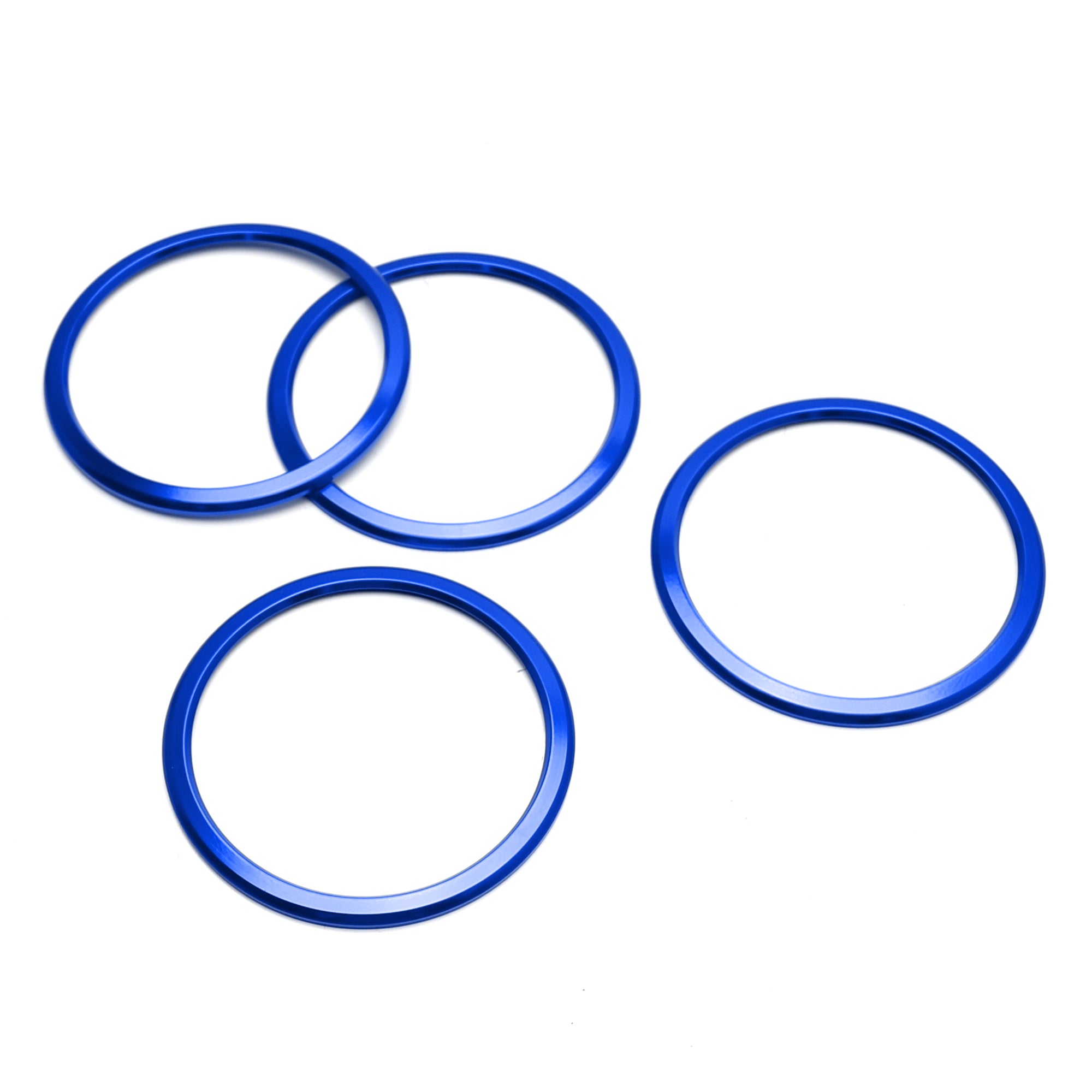 4 Pack Blue Air Conditioner Vent Outer Ring Trims for 2016+ Chevy Camaro - Stylish AC Vent Decor & Upgrade for Car Interior Customization