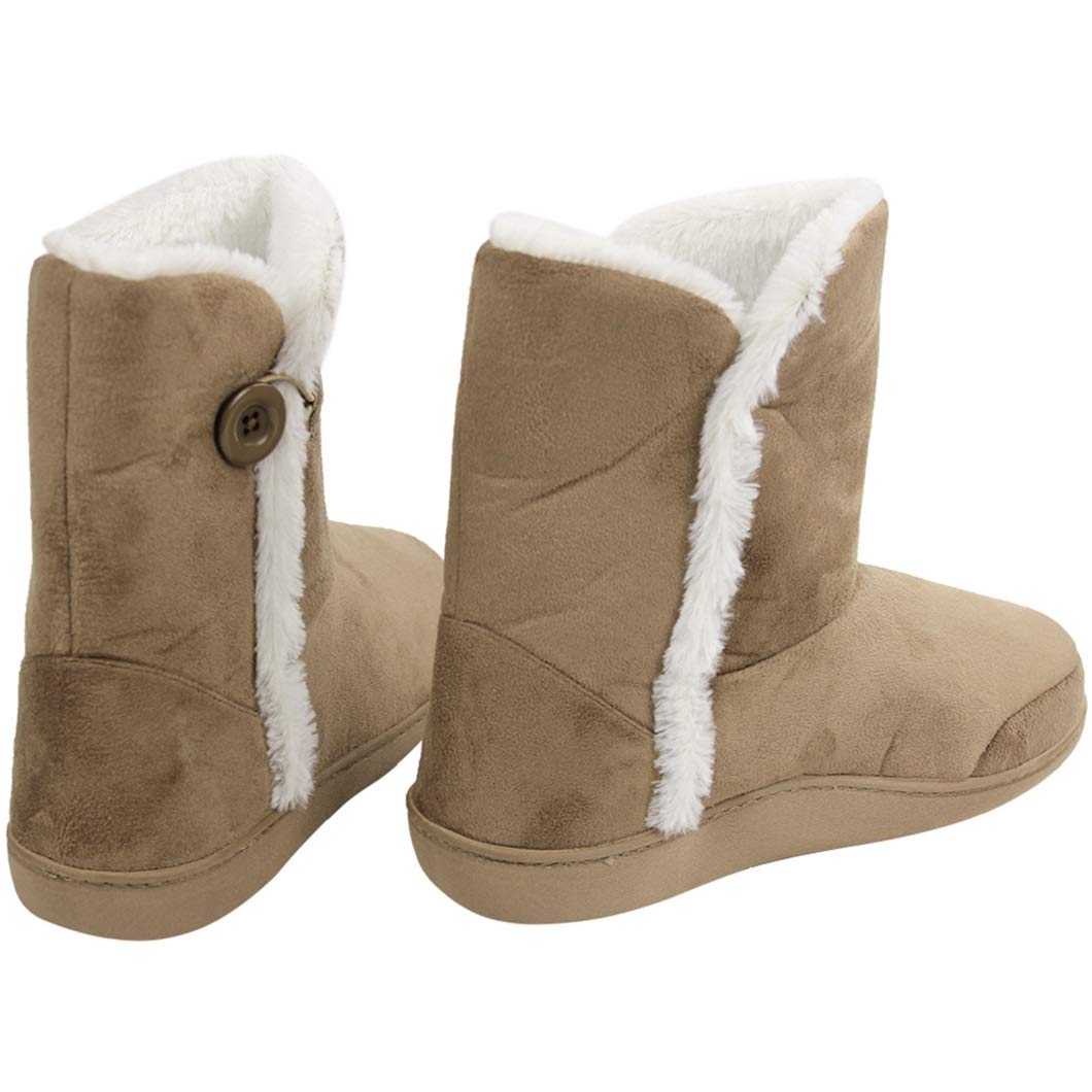 **Men's Memory Foam Winter Slippers - Soft & Warm Indoor House Boots for Home Comfort - Perfect for Lounging, Relaxing & Cold Weather**