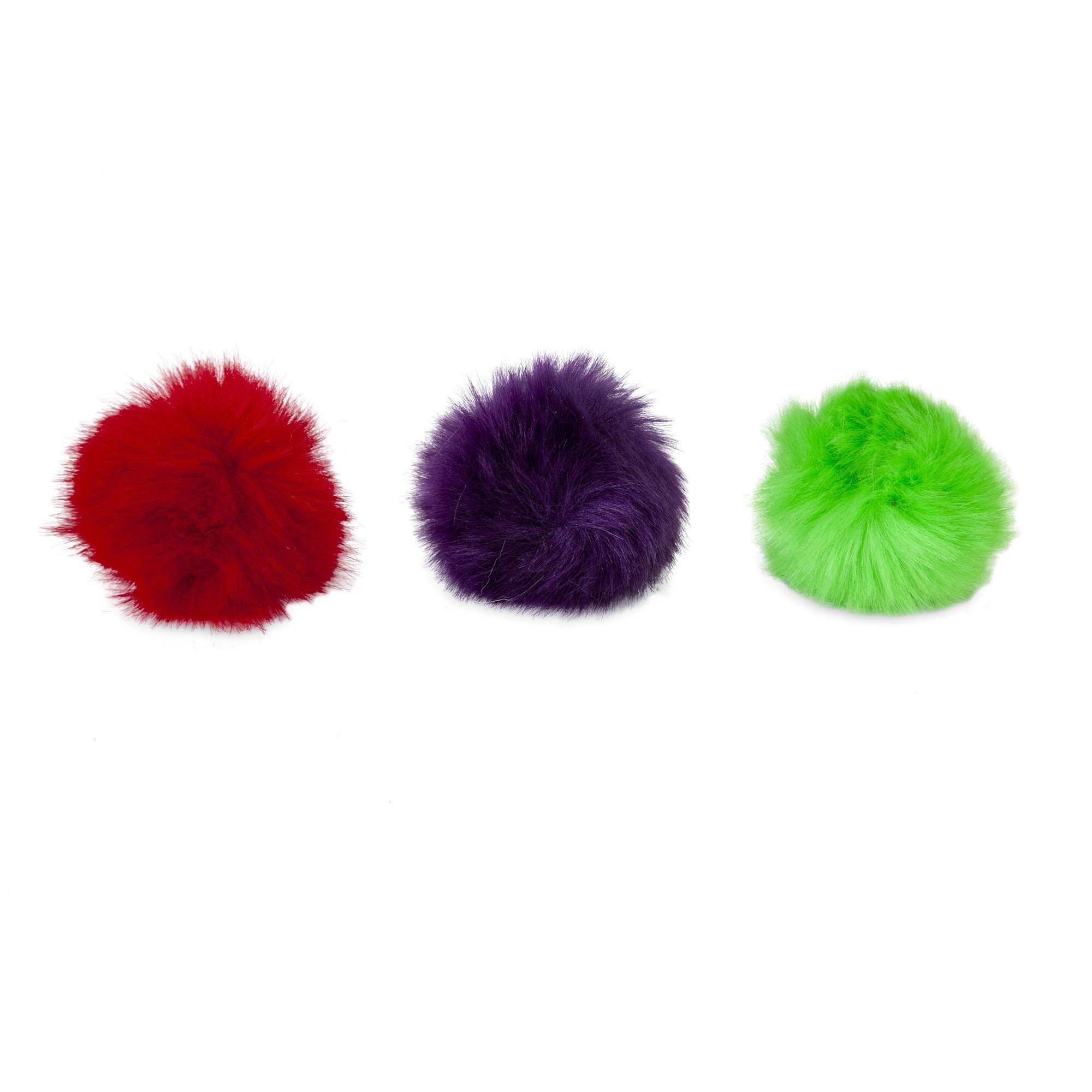 JW Cat Fun FLUFFS Interactive Cat Toys - Assorted Colors for Indoor Play, Exercise & Mental Stimulation - Perfect for Kittens & Adult Cats