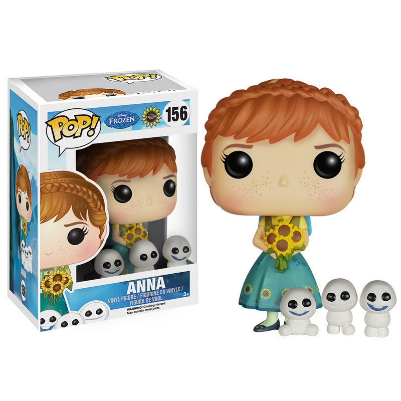 Disney Frozen Fever Anna Pop! Vinyl Figure Collectible Toy - Perfect for Disney Fans, Collectors, and Frozen Movie Lovers