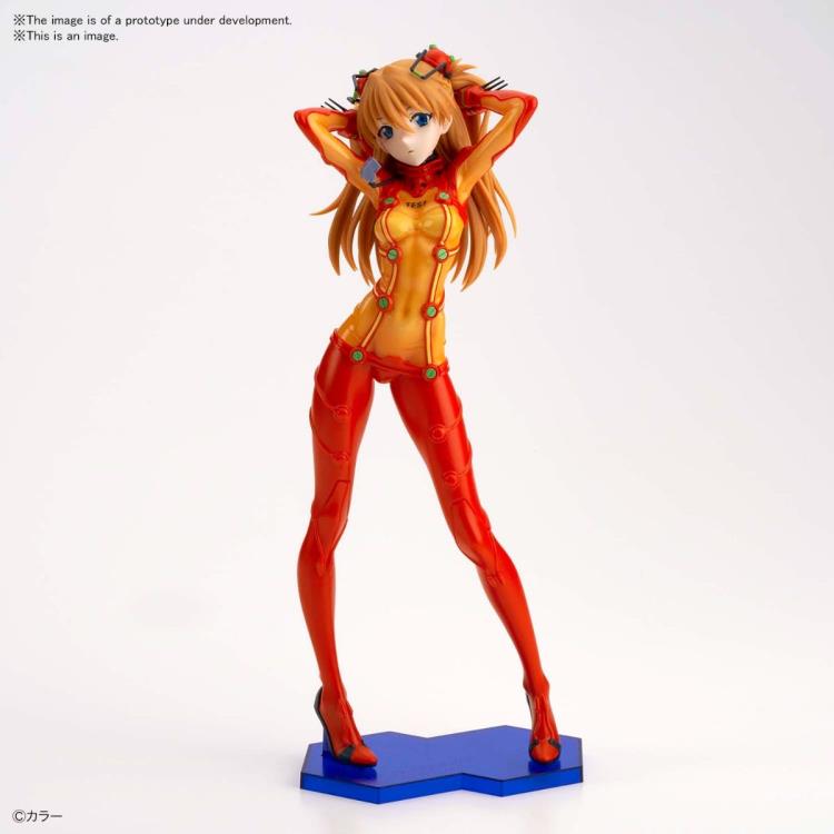 Figure Rise Labo Shikinami Asuka Langley Evangelion Plastic Model Kit - Anime Action Figure Building Set for Collectors & Hobbyists - Perfect for Display, Cosplay & Evangelion Fans