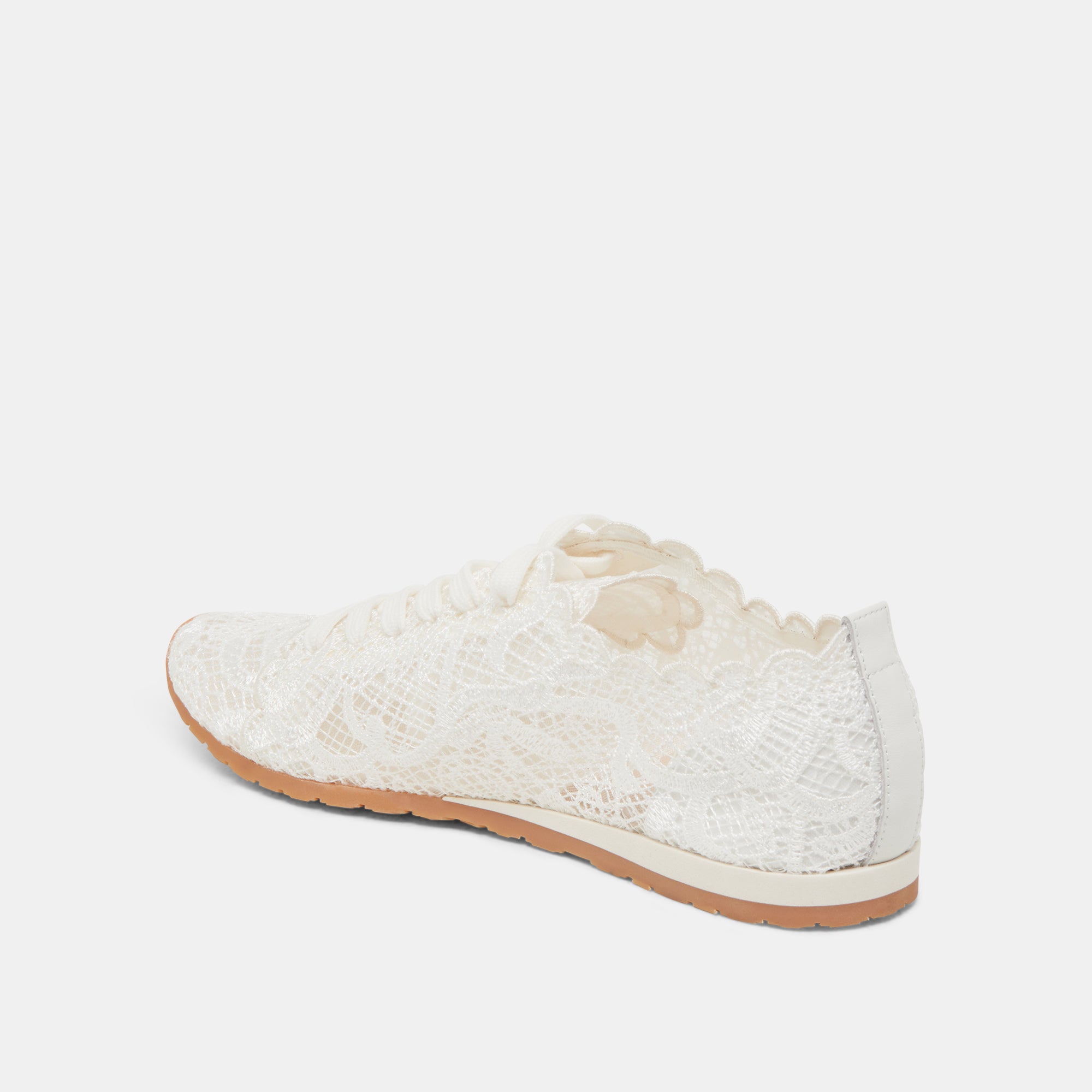 DAYANA Women's White Lace-Up Sneakers - True White Fashion Shoes for Casual Wear, Walking & Everyday Comfort