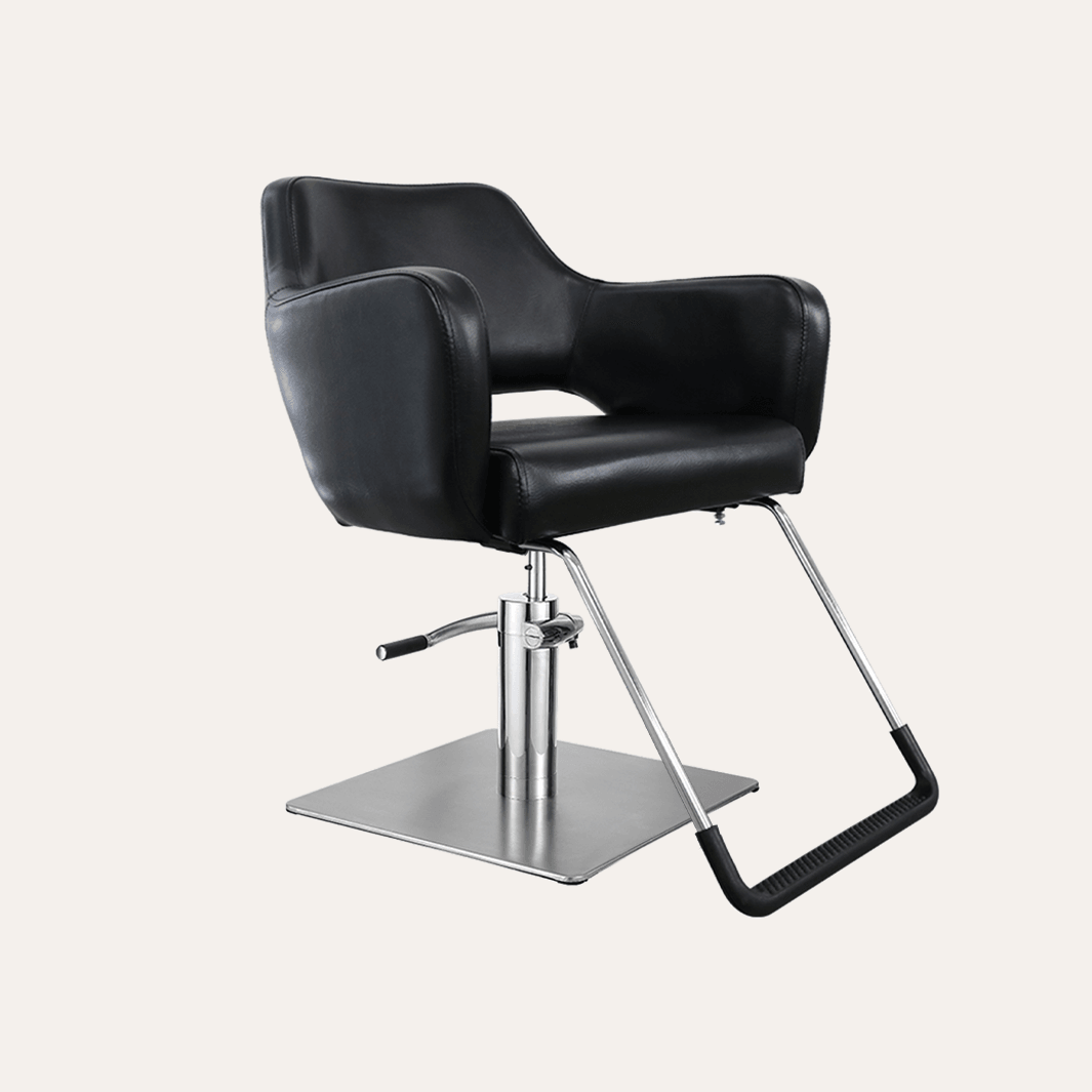 Stylish Salon Chair for Hair Styling & Barber Shop - Ergonomic & Durable Beauty Salon Furniture for Hairdressers & Clients - Perfect for Home Salons & Professional Beauty Spaces