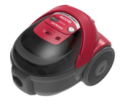 Hitachi CV SF16 Red/Green Cylinder Cyclone Bagless Vacuum Cleaner - Compact & Powerful for Home, Office, and Car Cleaning
