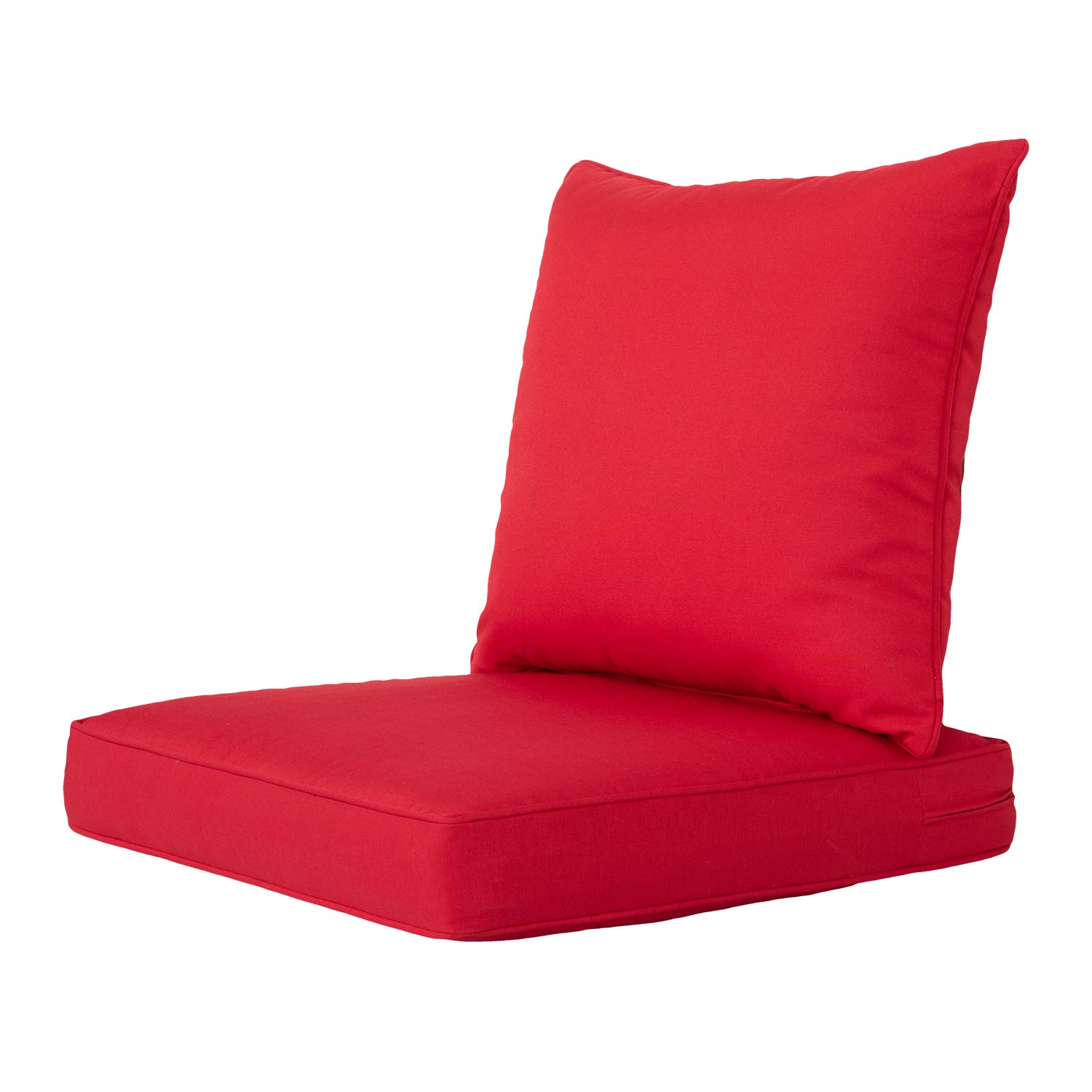 ARTPLAN Waterproof Outdoor Chair Cushions Set - Deep Seat & Back Pillows for Patio Furniture - All-Weather Indoor/Outdoor Use - Perfect for Garden, Deck, Poolside & Balcony