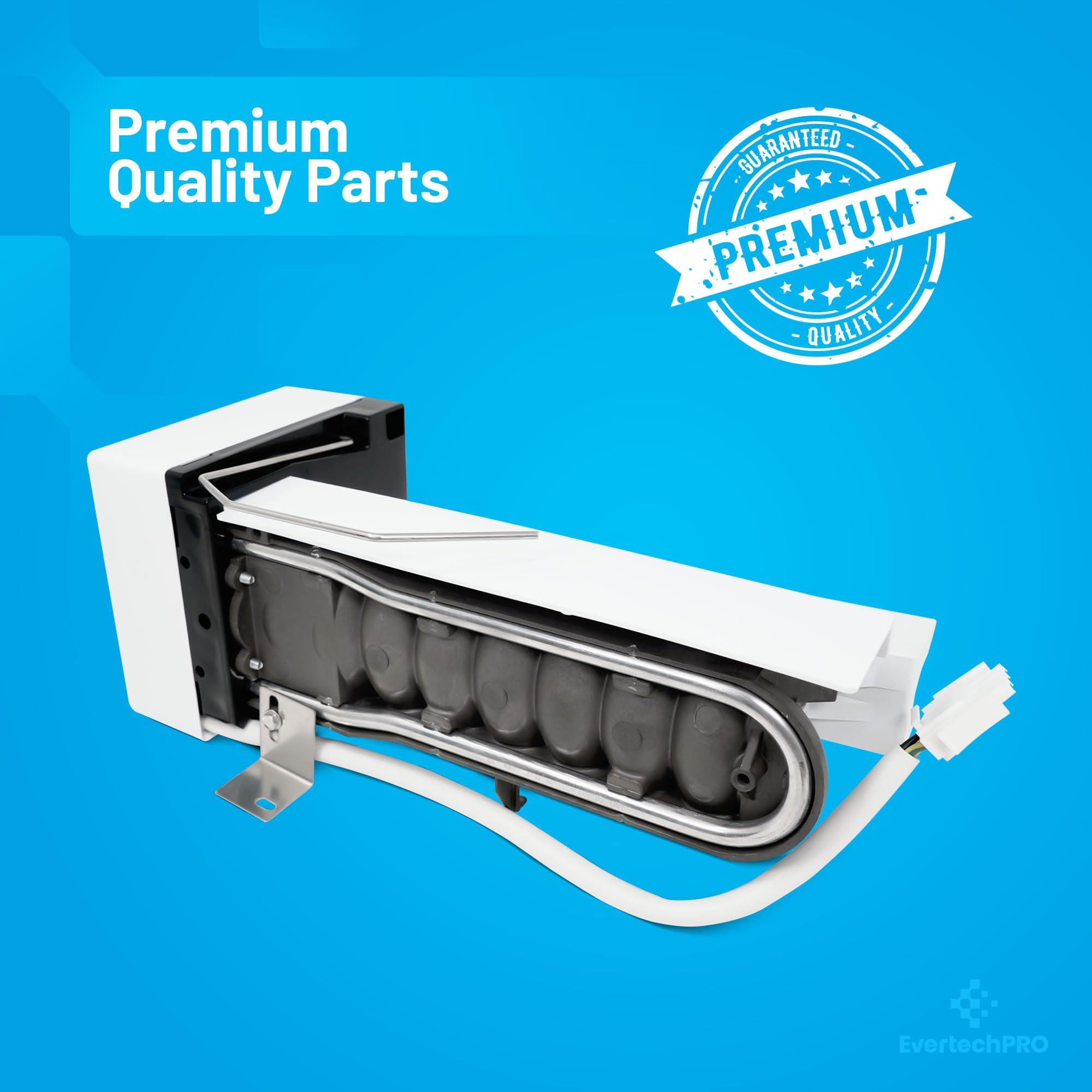 Frigidaire Refrigerator Ice Maker Replacement Part 241798224 - Compatible with Models 241798231, 241798201, 241642501, 5304445222, 5304456669 - Perfect for Kitchen & Home Appliance Repair