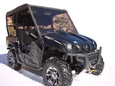 Yamaha Rhino 450 660 700 ATV UTV Full Front Clear Windshield - 1/4