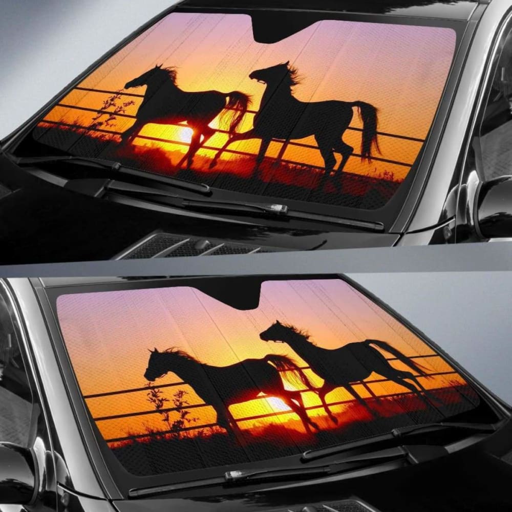 Premium Car Sun Shades for Horses - Universal Fit 12