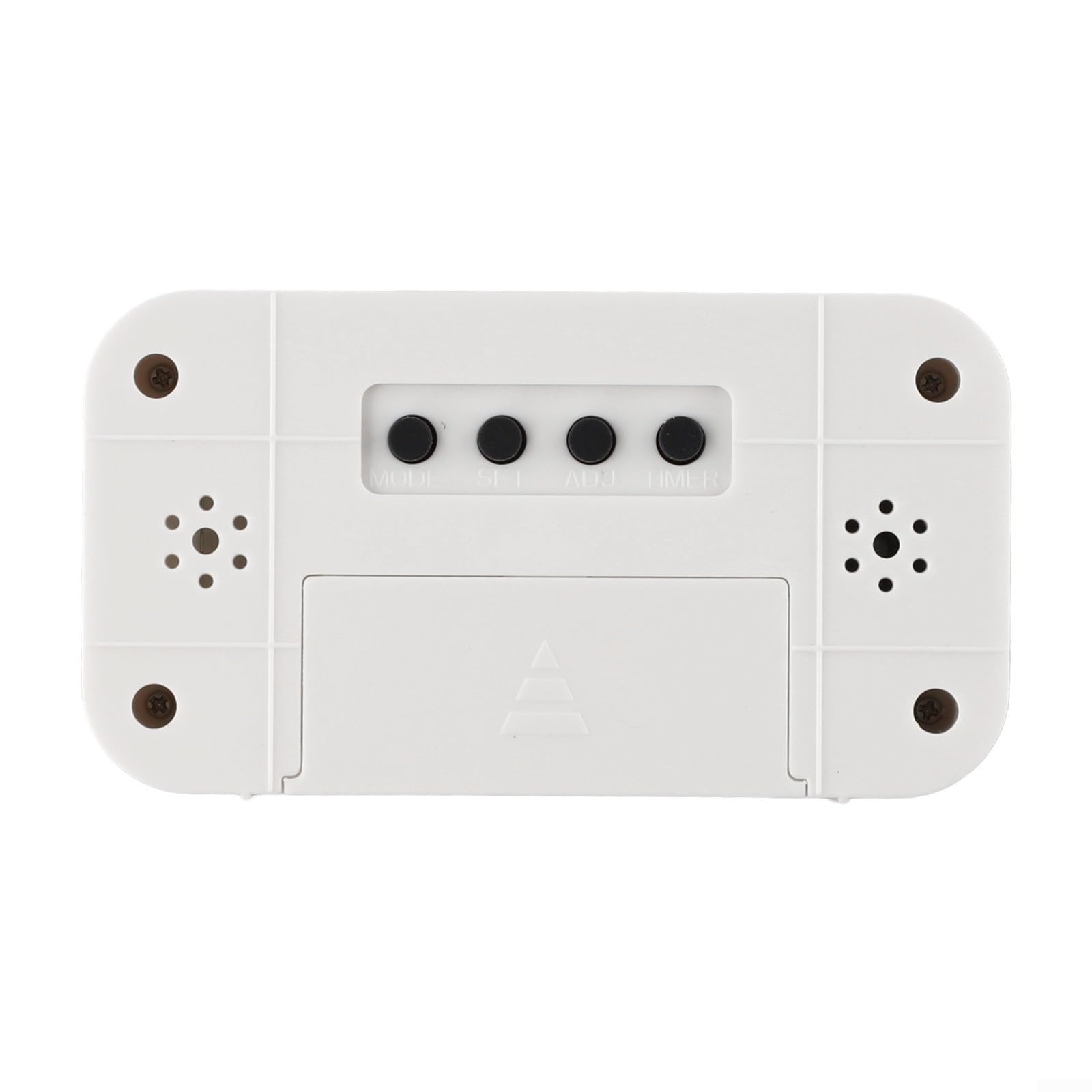 Smart Temperature Detection Alarm with Vibrant Color Options & Gradual Sound Alert - Perfect for Home, Office, and Travel Use (White)