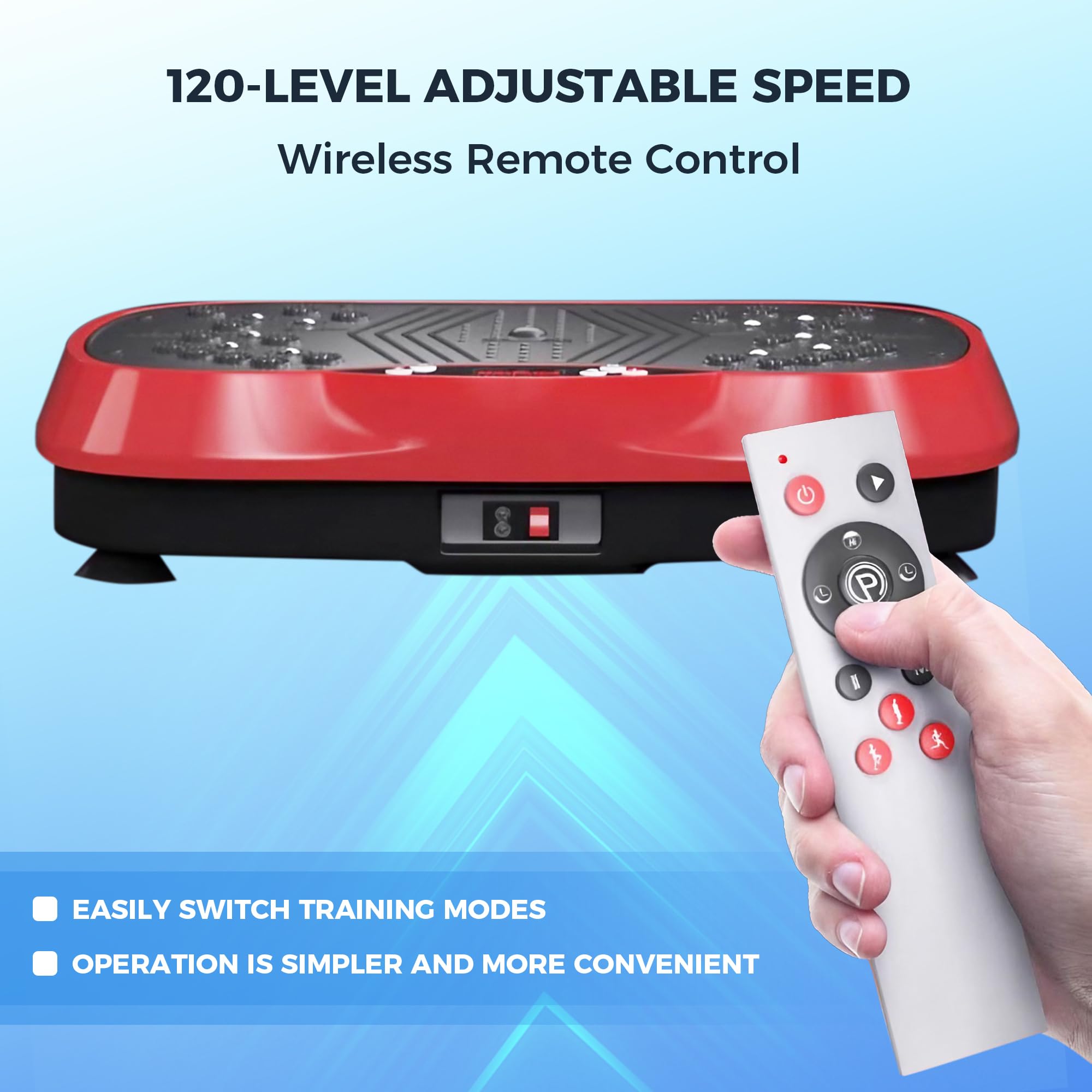 WANKO Vibration Plate Exercise Machine with 2 Pull Ropes - Whole Body Workout Platform for Lymphatic Drainage, Weight Loss & Muscle Recovery - Home Gym Equipment for Men & Women - Perfect for Toning, Wellness & Post-Workout Recovery