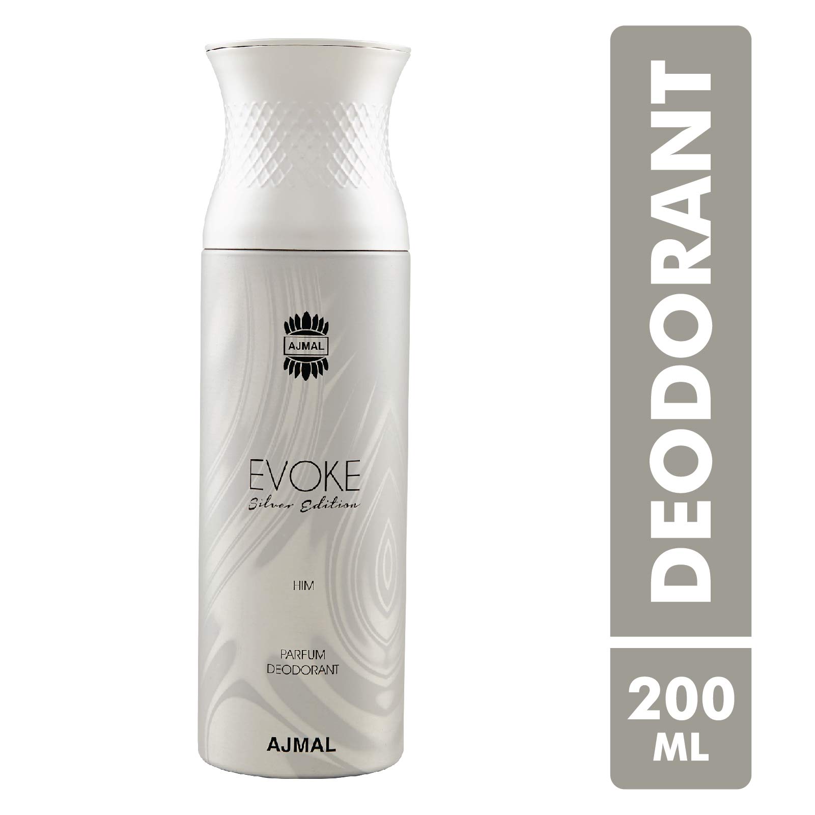 AJMAL Blu & Evokesilverhim Men's Liquid Deodorant Gift Set - 2 Pack (200ml Each) | Long-Lasting Freshness for Gym, Office & Daily Use
