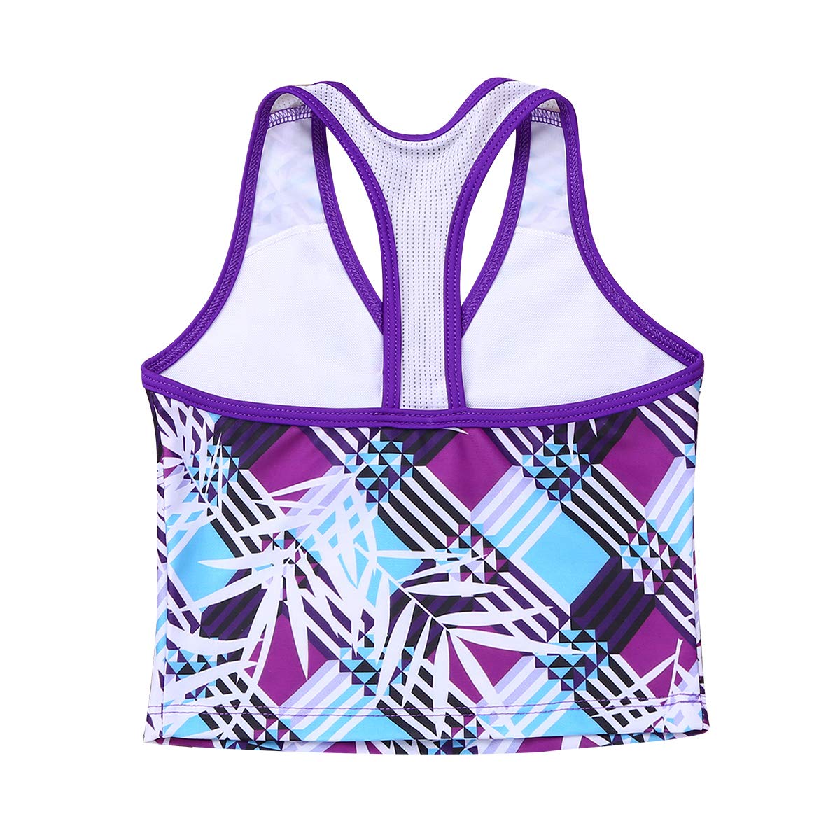 3Pcs Girls Tankini Swimsuits - Cute Bikini Bra Tops with Skirted Bottoms Set | Swimwear for Kids, Surfing, Beach & Pool Activities