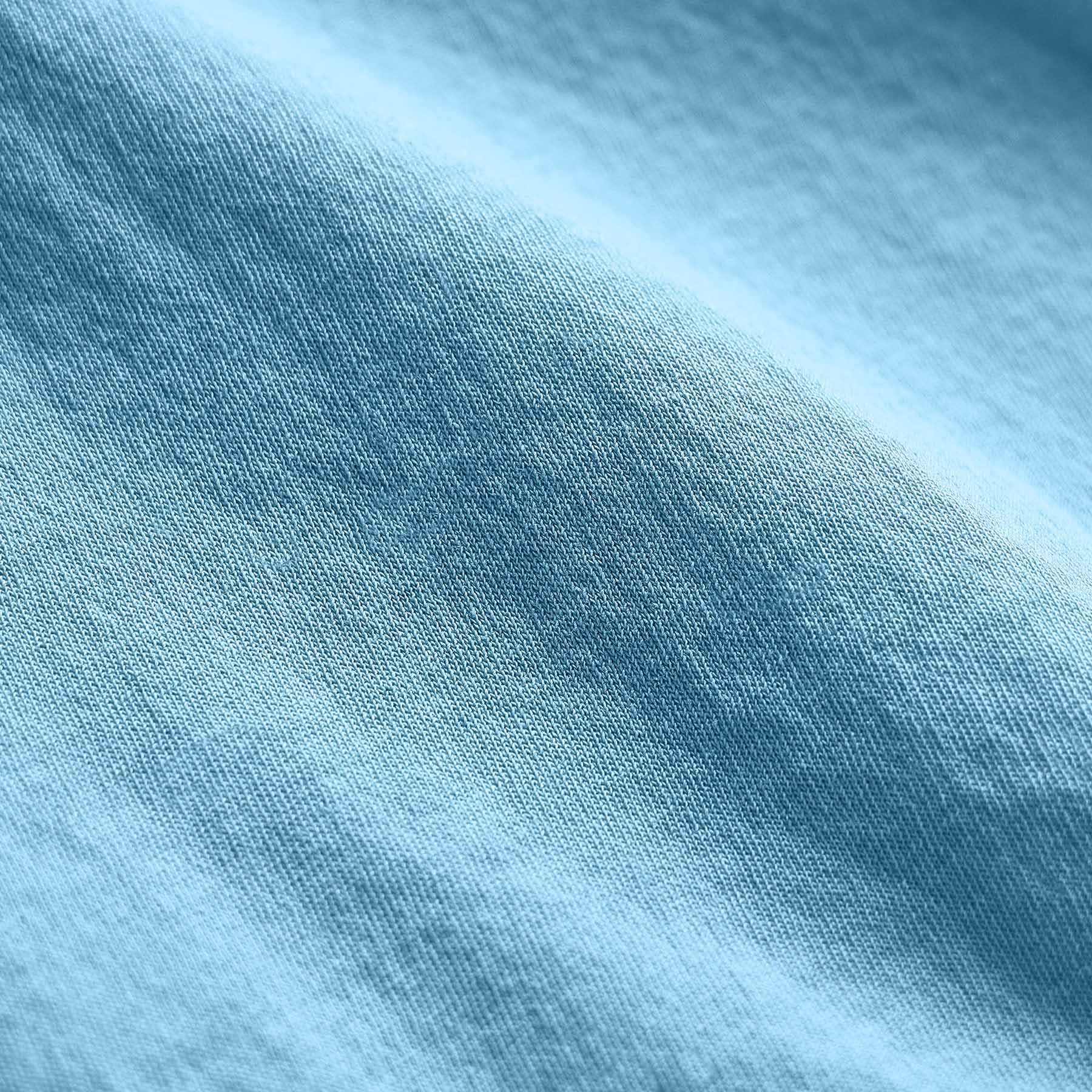 Clear Jersey Crew Neck T-Shirt for Men - Soft Cotton Skipper Pigment Dye Tee - Casual Wear, Layering, and Everyday Outfits