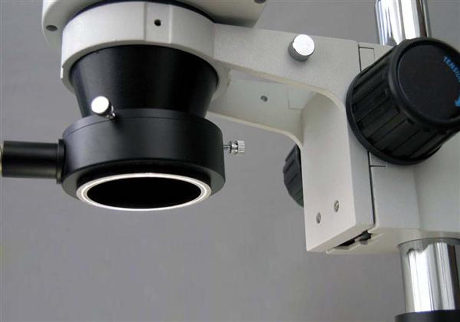 AmScope FB-OR Fiber Optic Ring Light Attachment for Microscope Illuminator - High-Precision Lighting for Microscopy, Lab Research & Dental Procedures
