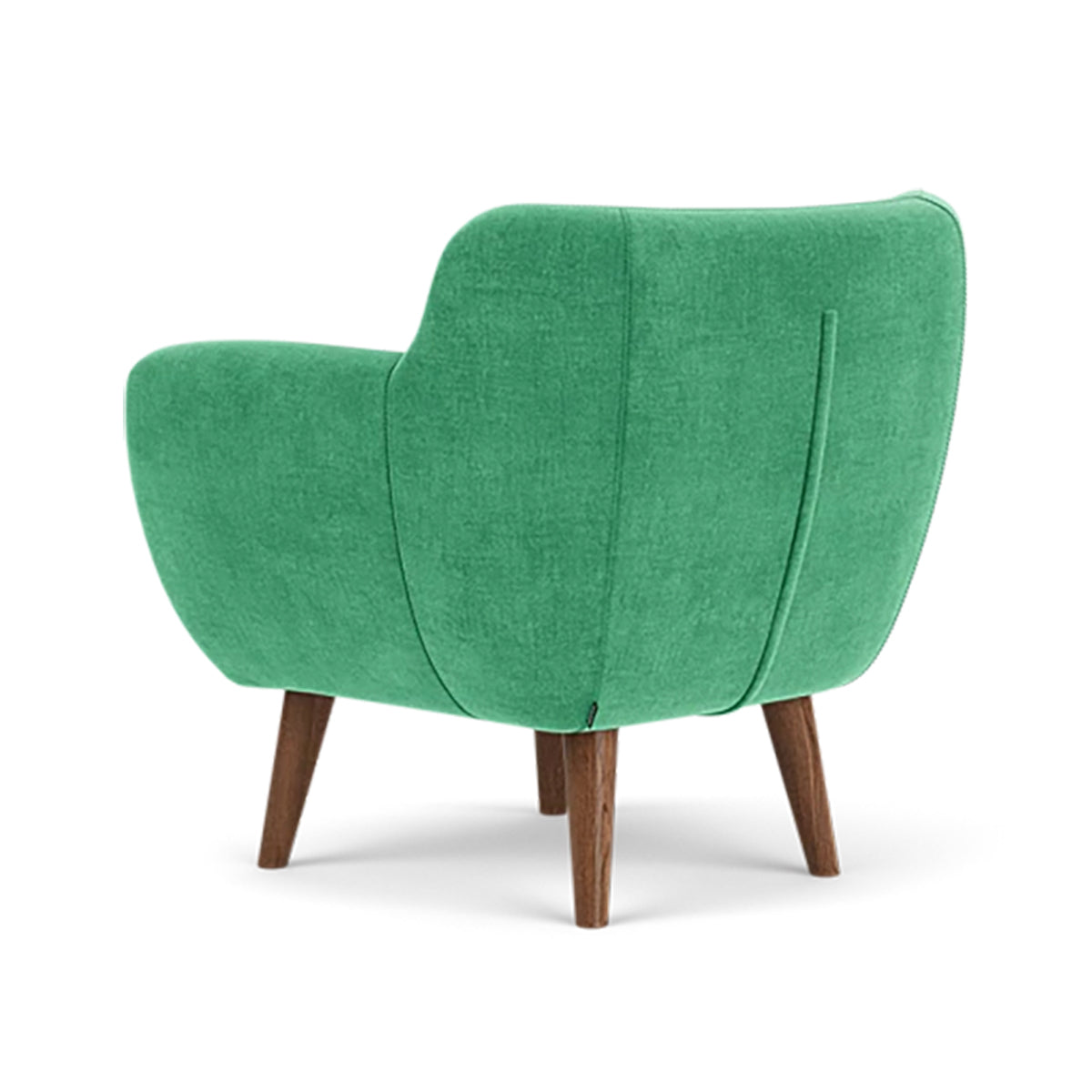 Anne Fabric Armchair - Modern Upholstered Accent Chair for Living Room, Bedroom & Office - Comfortable Lounge Chair with Sturdy Wooden Legs (Perfect for Reading, Relaxing & Home Decor)