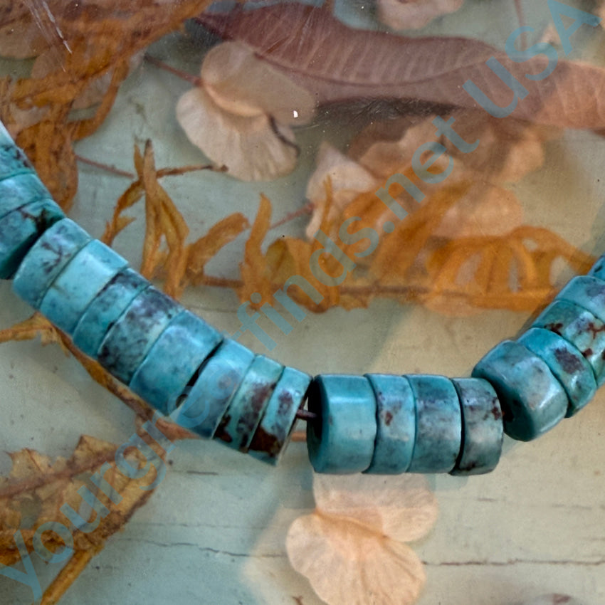 Turquoise Beaded Bracelet - Sterling Silver Vintage Southwestern Style Jewelry for Women - Perfect for Boho Fashion, Gift Giving & Special Occasions
