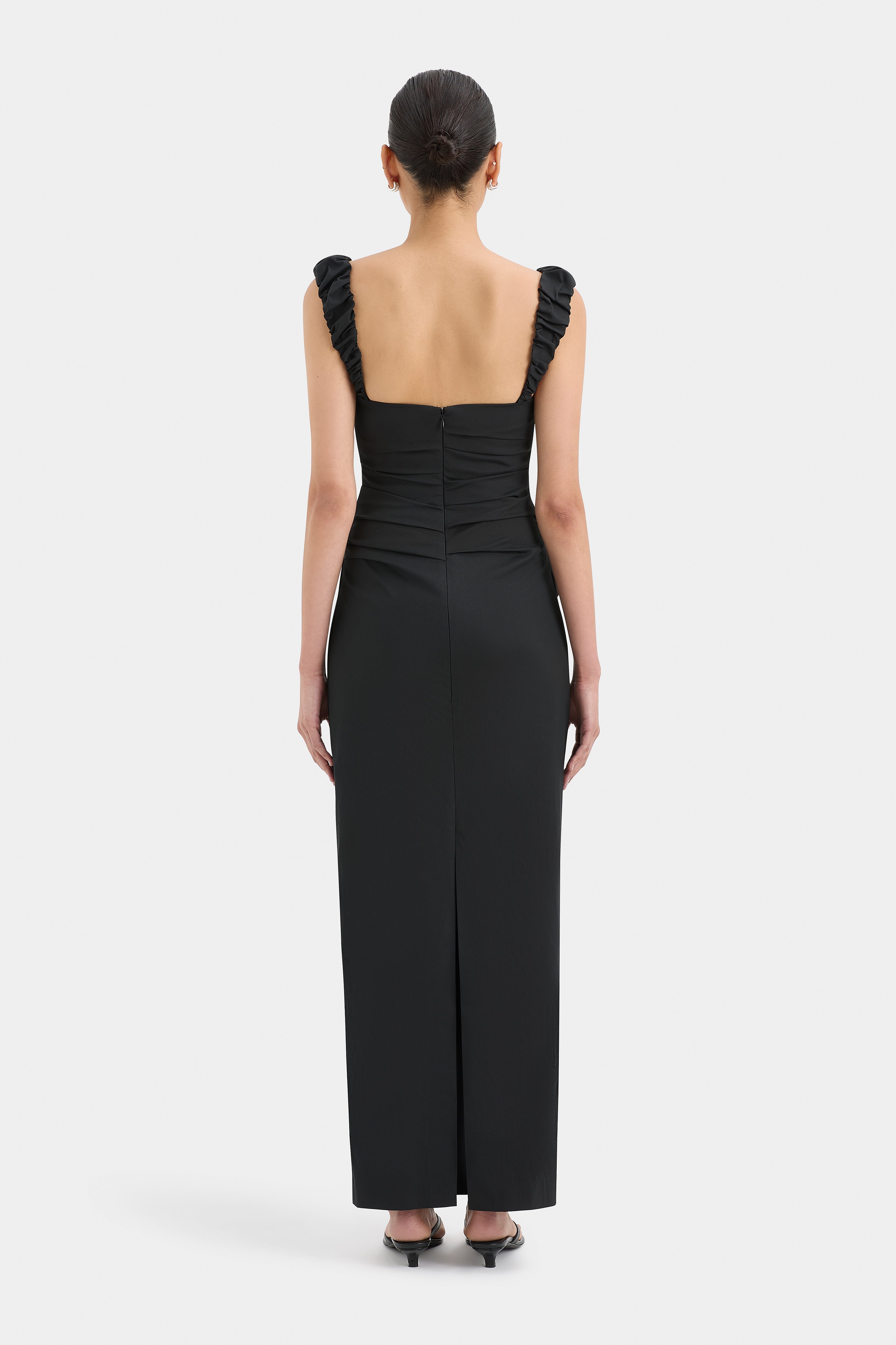 Elegant Azul Balconette Gown - Flattering Lace Evening Dress for Women | Perfect for Weddings, Prom & Special Occasions