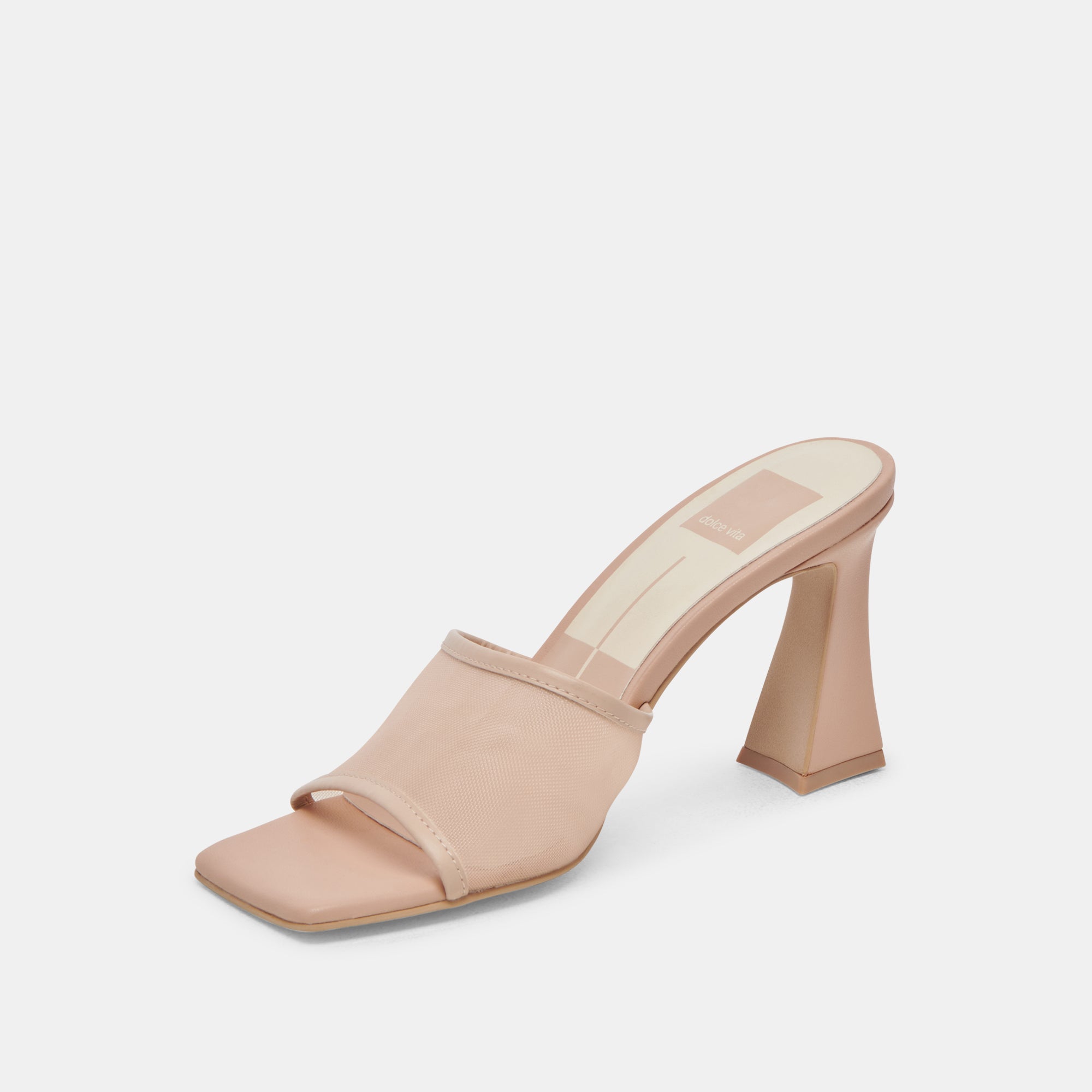 NARDA Women's Blush Mesh High Heels - Elegant Pointed Toe Stiletto Pumps for Parties, Weddings & Evening Events