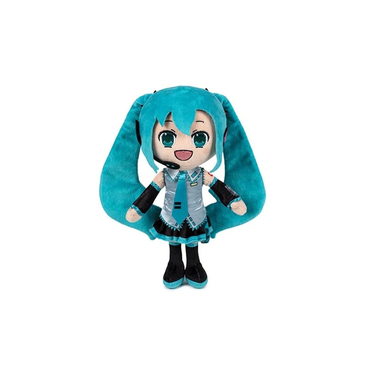 Hatsune Miku Plush Doll - 32cm Anime Vocaloid Stuffed Toy for Collectors, Fans & Gift Giving | Perfect for Bedroom Decor, Cosplay Props and Anime Conventions