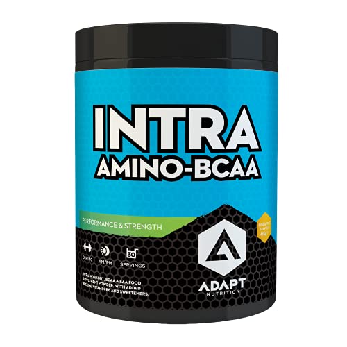 ADAPT Nutrition IntraAMINO Powder 480g - Premium BCAA & Amino Acid Supplement for Workout Recovery & Muscle Growth | Ideal for Athletes, Gym & Fitness Enthusiasts