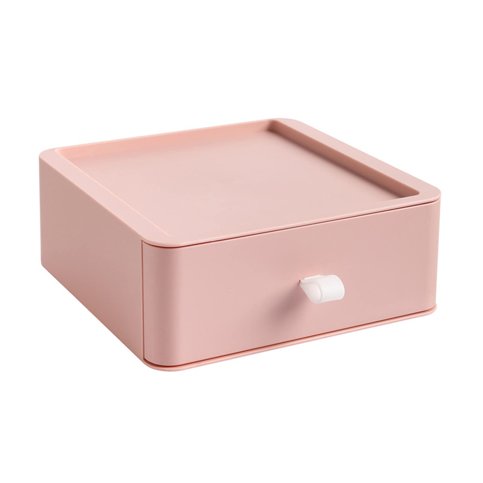 Large Plastic Storage Box with Drawers - High Capacity Cosmetic & Makeup Organizer for Girls Dorm Room | Perfect for Makeup Brushes, Skincare Products & Beauty Accessories