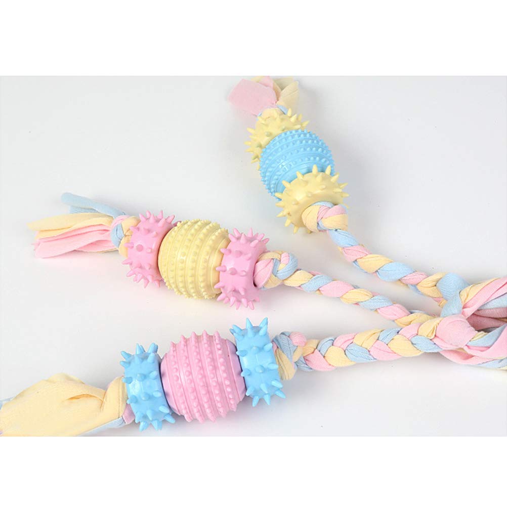 1pc Durable Dog Chew Toy - Dogman Cotton Rope Toy for Biting, Playing & Education | Pet Supplies Handle for Training & Indoor/Outdoor Fun