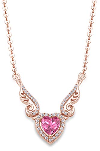 rose-gold-plated-silver : Tourmaline
