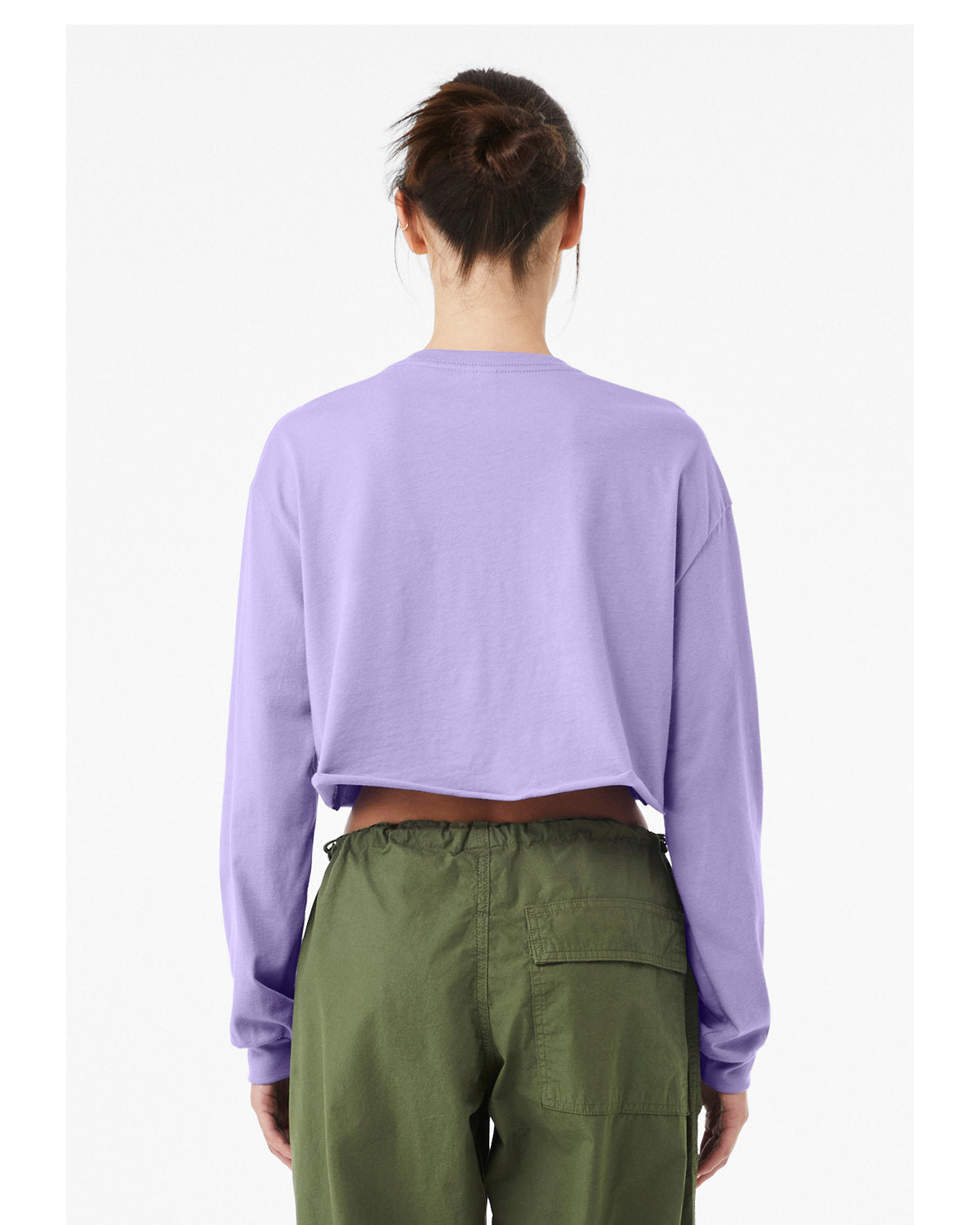 Bella + Canvas 6501B Women's Cropped Long Sleeve T-Shirt - Soft Cotton Tee for Casual Wear, Workout & Layering | Perfect for Yoga, Gym & Everyday Fashion