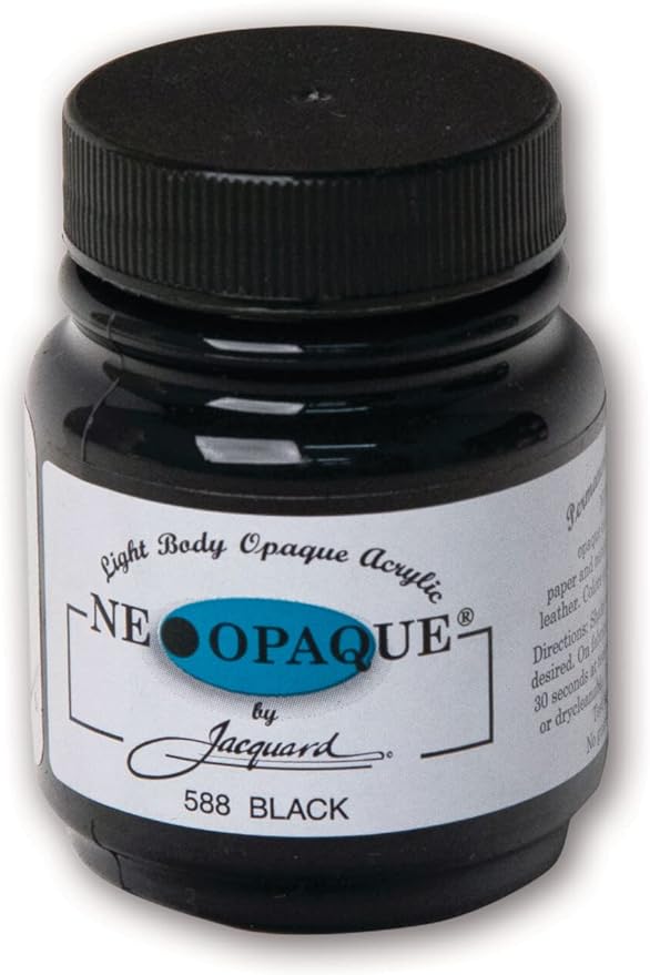 JACQUARD Neopaque Original Fabric Paint - 2.25 fl oz (66ml) - Premium Textile Paint for DIY Crafts, Clothing & Home Decor - Perfect for T-Shirts, Canvas Bags & Upholstery