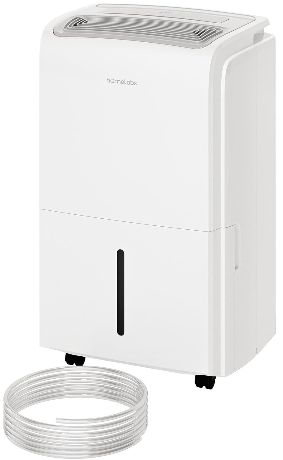 hOmeLabs 3500 Sq. Ft. Energy Star Dehumidifier with Built-in Pump - 40 Pint Capacity for Medium to Large Rooms, Basements & Home Use - Powerful Moisture Removal & Humidity Control - Perfect for Damp Areas, Mold Prevention & Indoor Air Quality Improvement