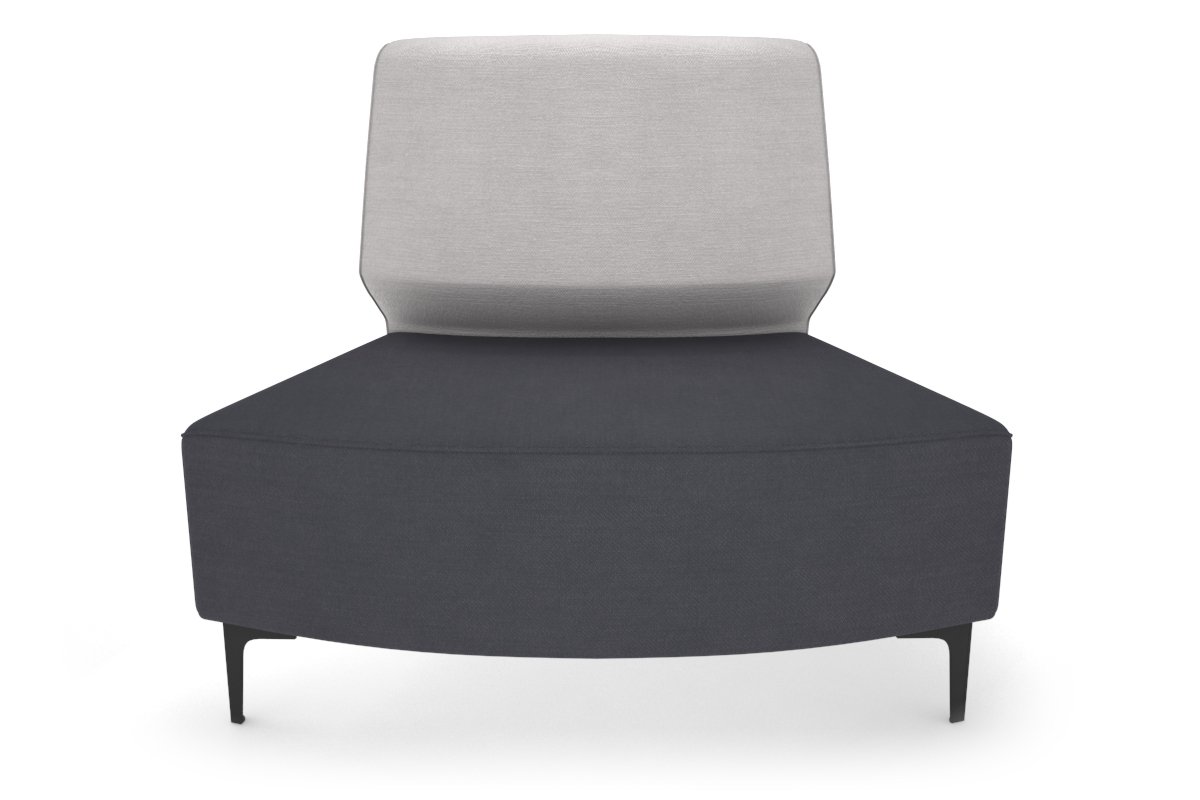 Mondo Round Small Back Lounge Chair - Modern Accent Seating for Living Room, Bedroom, or Office - Perfect for Relaxing and Reading